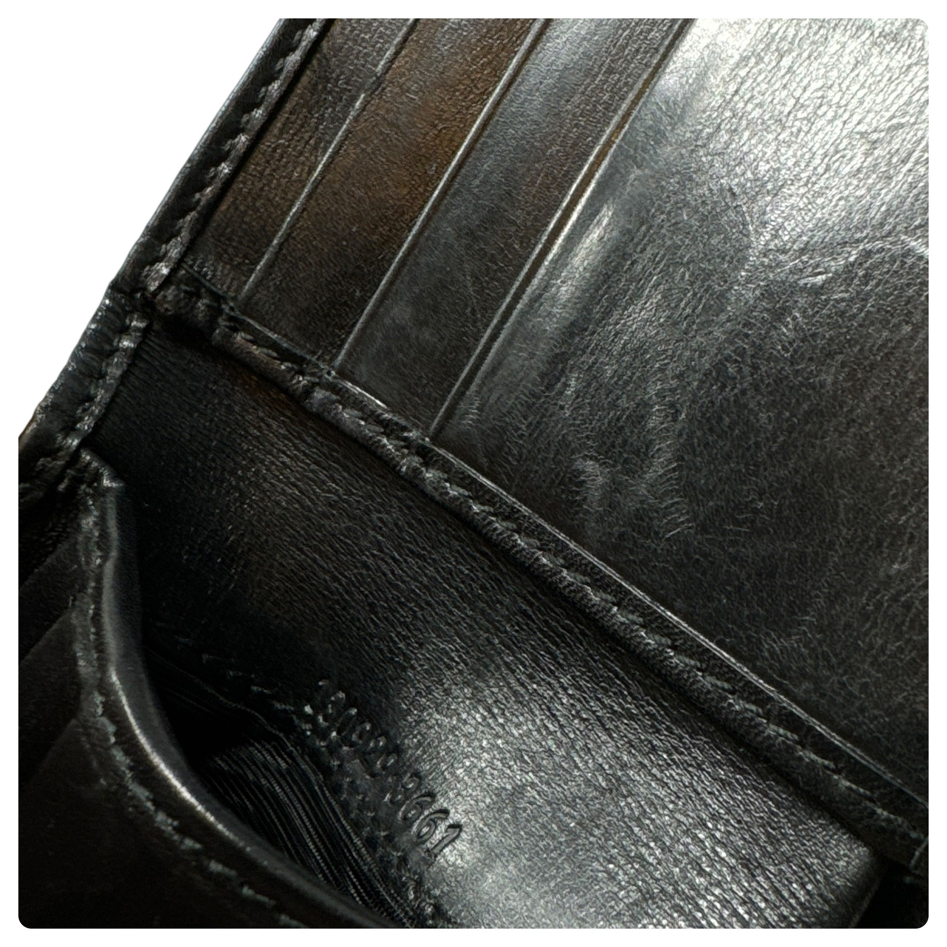 Gucci Gucci GG Canvas Leather Bifold Wallet Size ONE SIZE - 7 Thumbnail