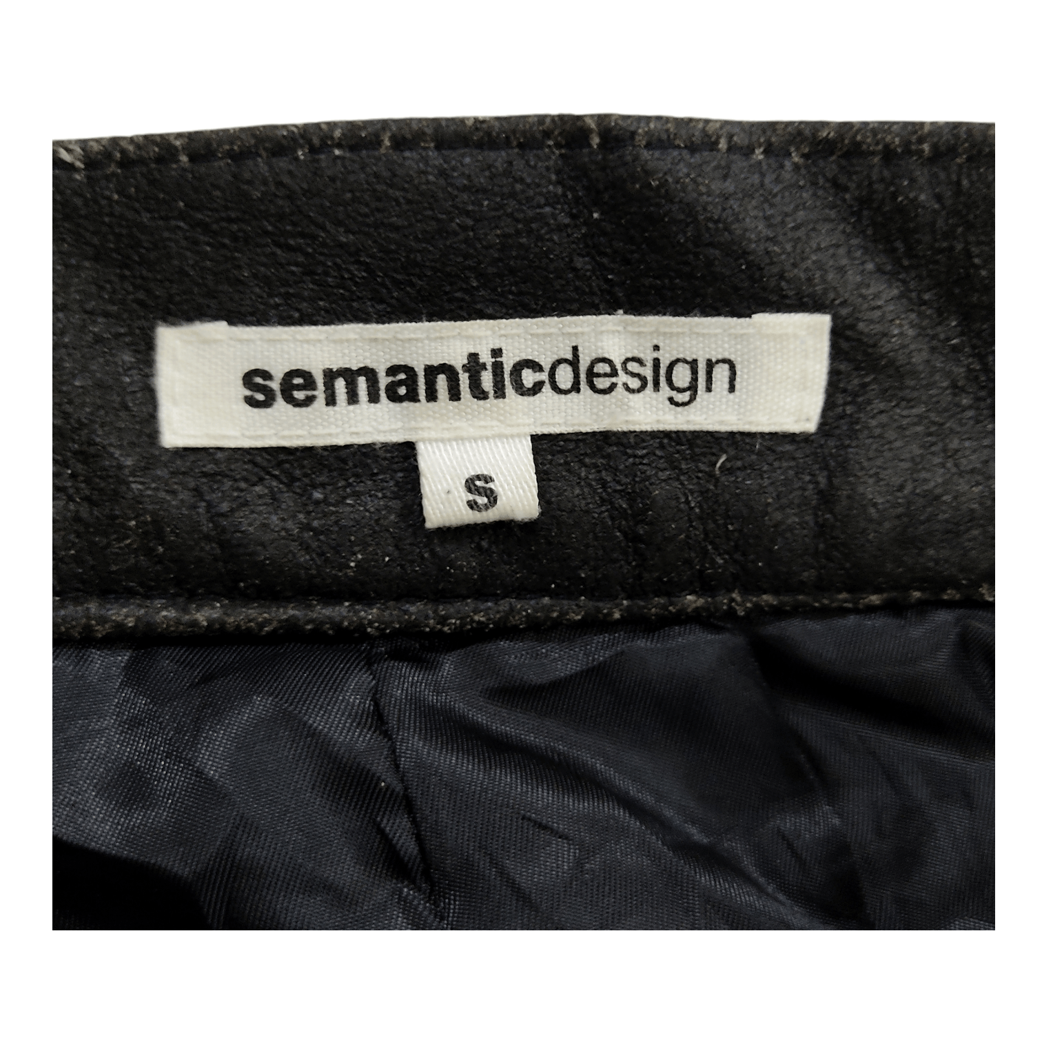 semanticdesign Semantic Design Studded Bikers Cowhide Leather Pants Size US 28 / EU 44 - 6 Thumbnail
