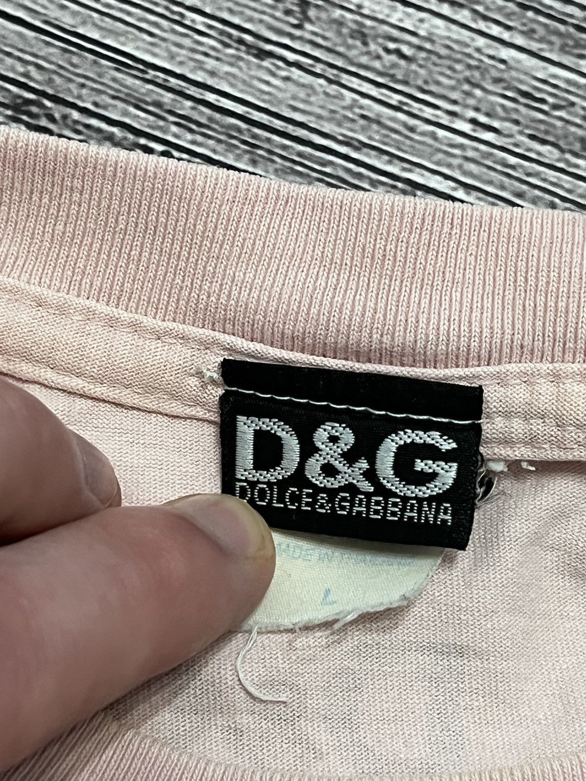Dolce & Gabbana Dolce & Gabbana D&G Logo T-Shirt Pink Size US L / EU 52-54 / 3 - 6 Thumbnail