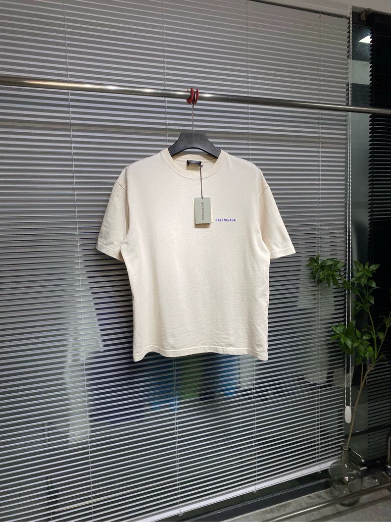 Balenciaga Balenciaga Letter printed logo short sleeves 2503-Nextarrow Size US S / EU 44-46 / 1 - 2 Thumbnail