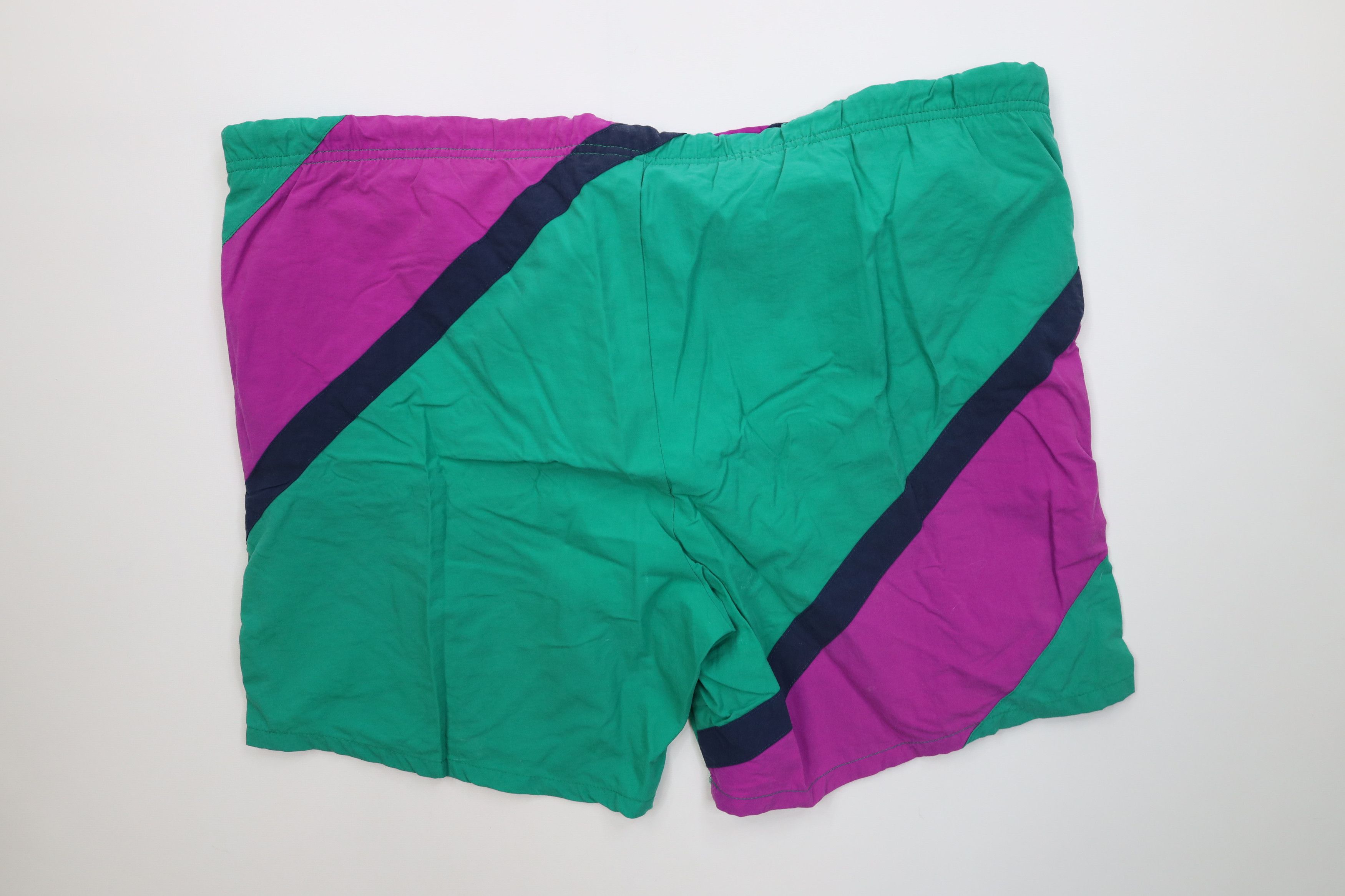 Nautica AS IS Vintage 90s Nautica Beach Sailing Lined Shorts Trunks Size US 38 / EU 54 - 10 Thumbnail