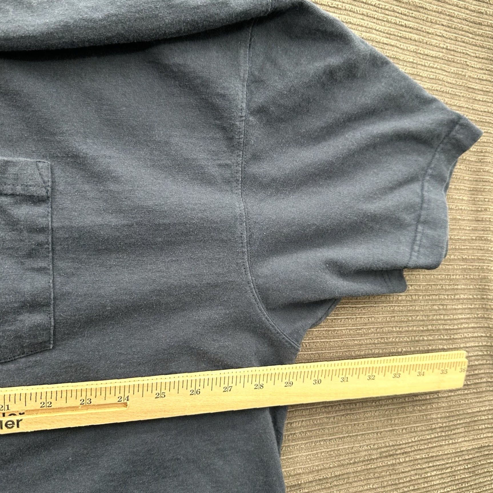Carhartt Carhartt T-Shirt Men 3XL Cotton Blue Short Sleeve Crew Neck Pocket Workwear Outdoors Logo Regular Visually All Seasons Size US XXL / EU 58 / 5 - 4 Thumbnail