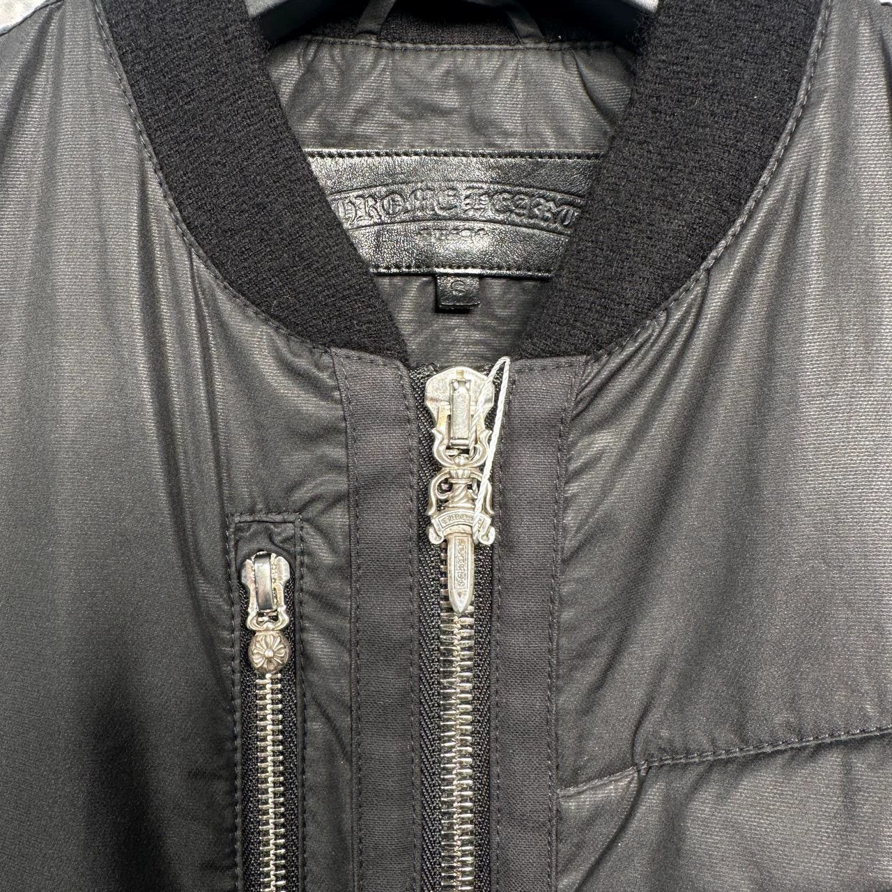 Chrome Hearts chrome hearts nylon zip jacket in black Size US S / EU 44-46 / 1 - 6 Thumbnail