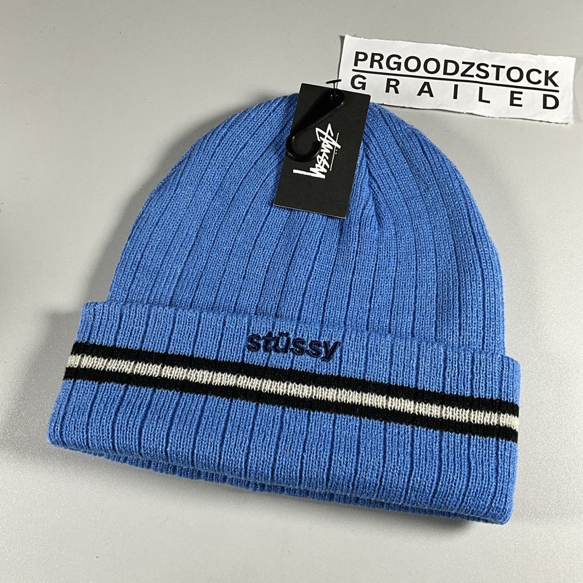 Stussy Stussy beanie blue Size ONE SIZE - 2 Thumbnail