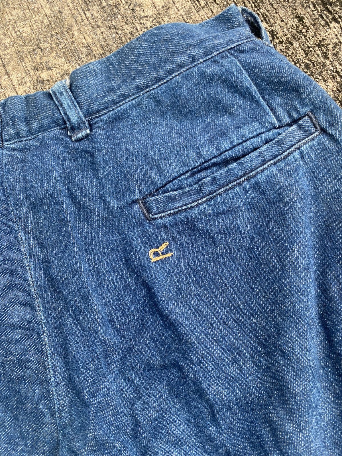 45rpm ❗️Vintage 45RPM 3/4 Japanese Denim Pants with Button Leg Size US 29 - 9 Thumbnail