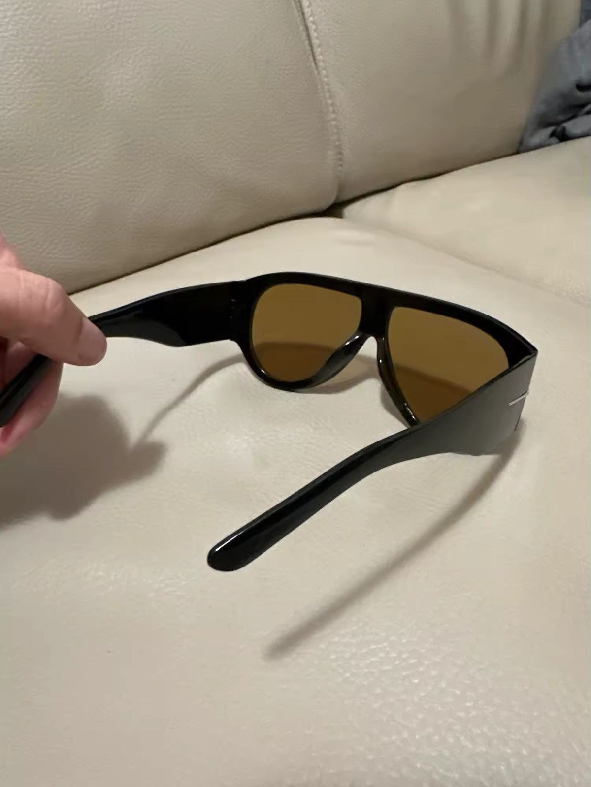 Electric Visual oversize wide leg stripe sunglasses Size ONE SIZE - 2 Thumbnail