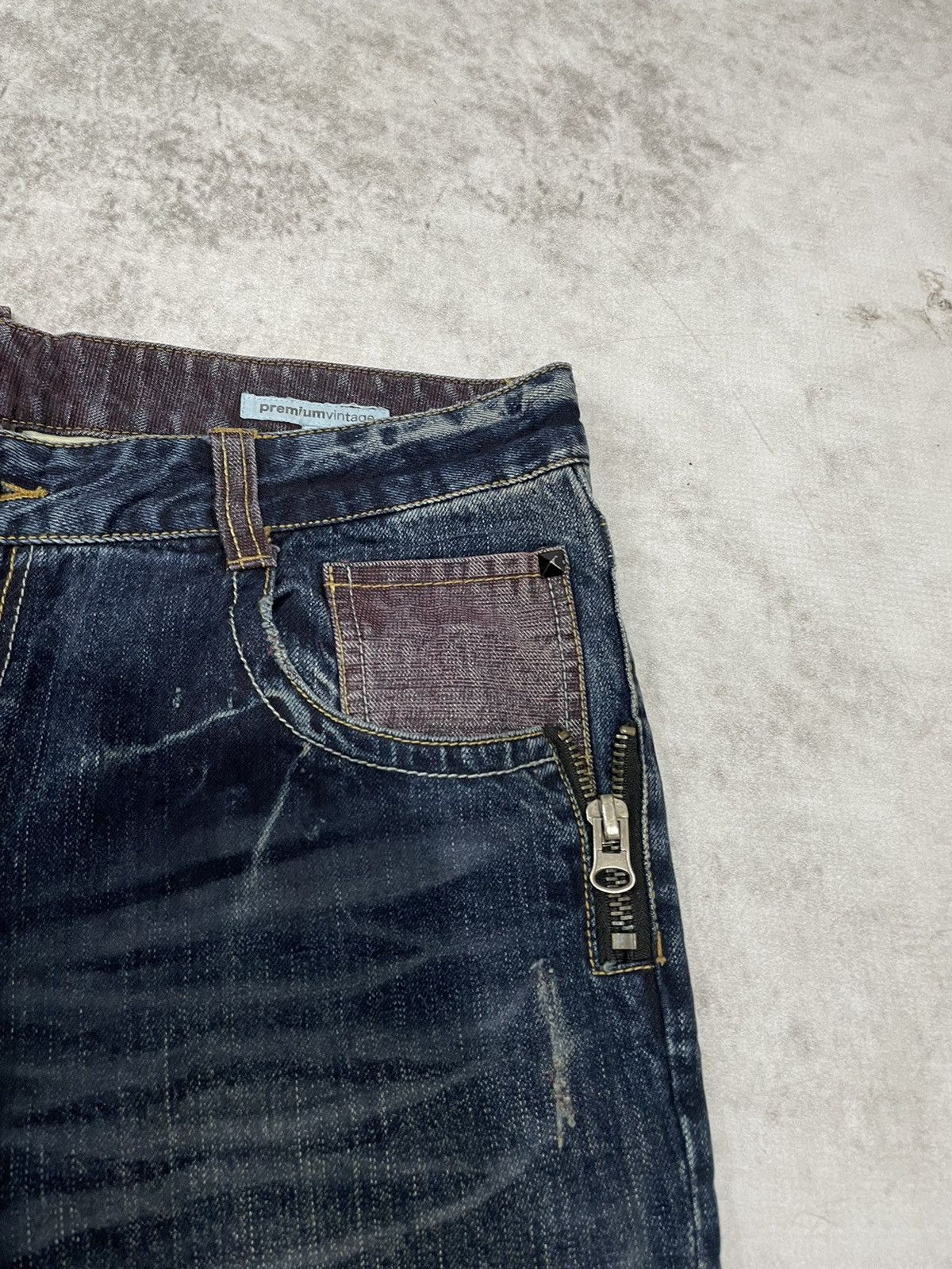 Hysteric Glamour × If Six Was Nine × Le Grande Bleu (L.G.B.) 2000s premium japan Seditionaries flared denim y2k style Size US 34 / EU 50 - 4 Thumbnail
