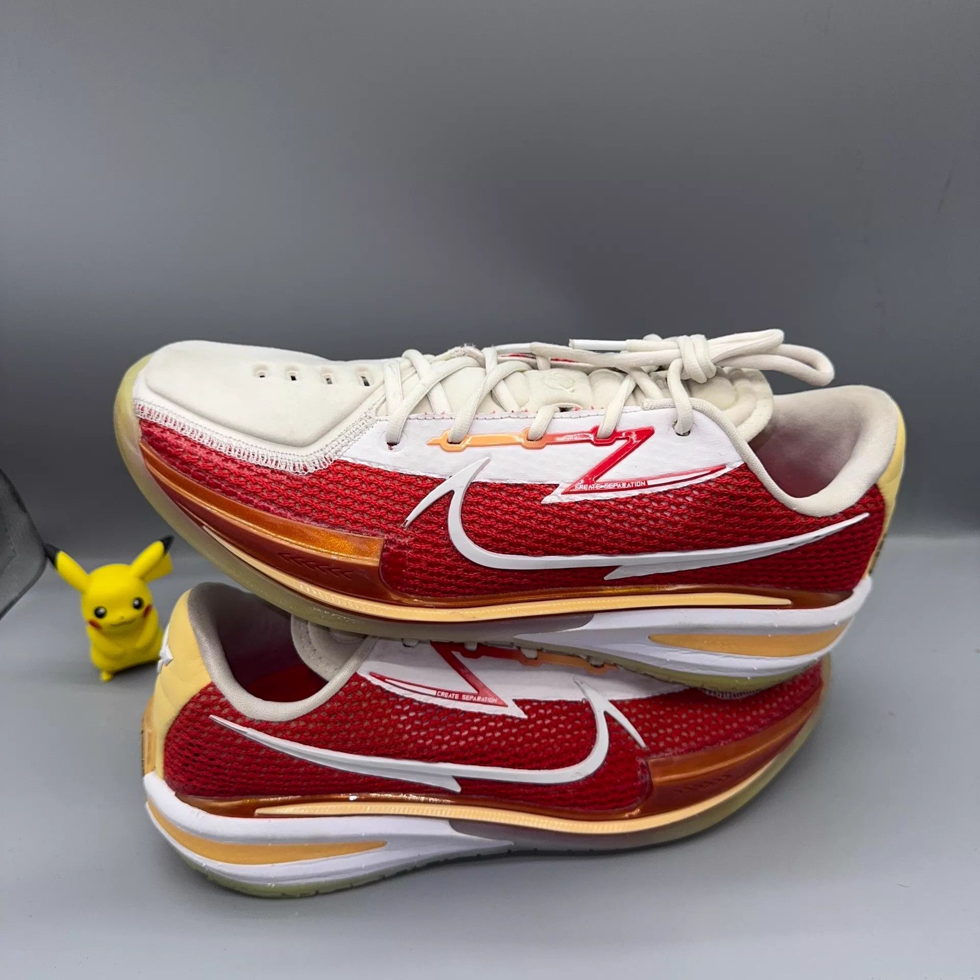 Nike Nike GT Cut 1 White Red 44 Size US 10 / EU 43 - 6 Thumbnail
