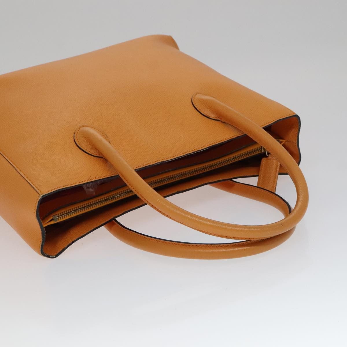 Celine CELINE Tote Bag Leather Orange Size ONE SIZE - 6 Thumbnail