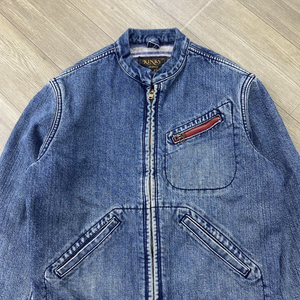 Hysteric Glamour 2000s Hysteric Glamour Kinky Blanket Denim Work Jacket Size US S / EU 44-46 / 1 - 2 Thumbnail
