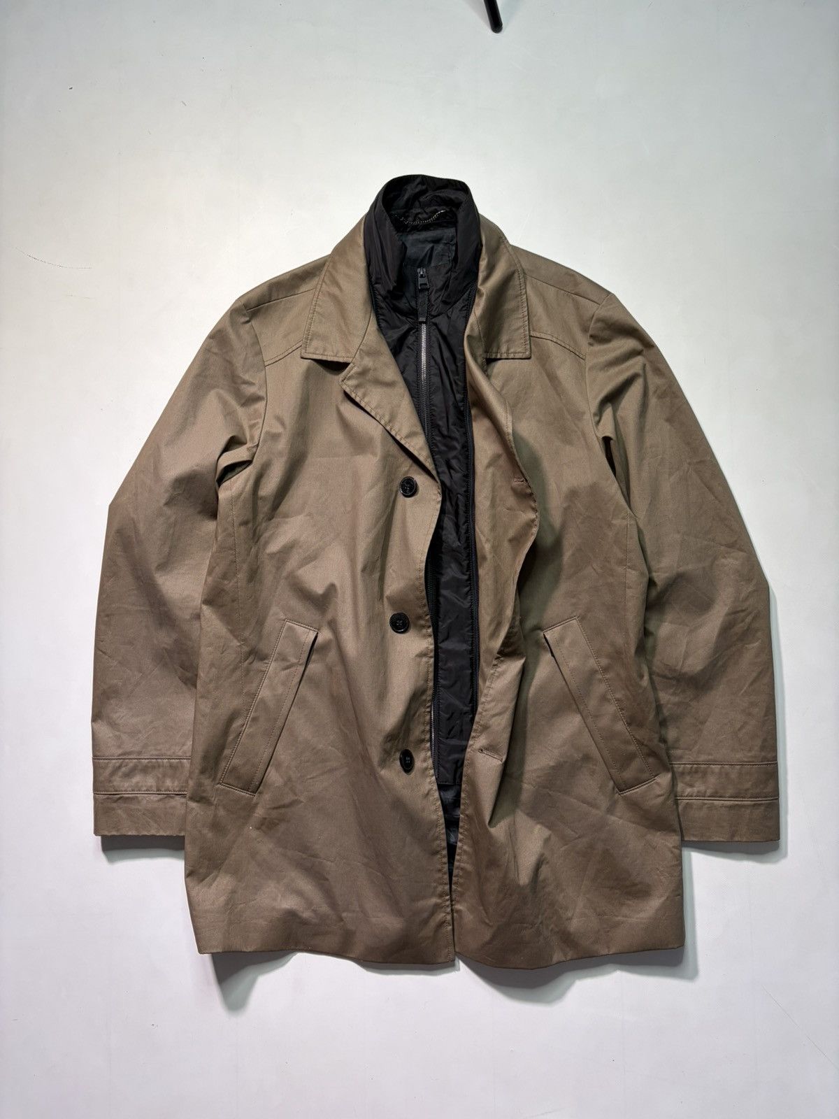 Hugo Boss Hugo Boss Trench Coat Size US XL / EU 56 / 4 - 1 Thumbnail