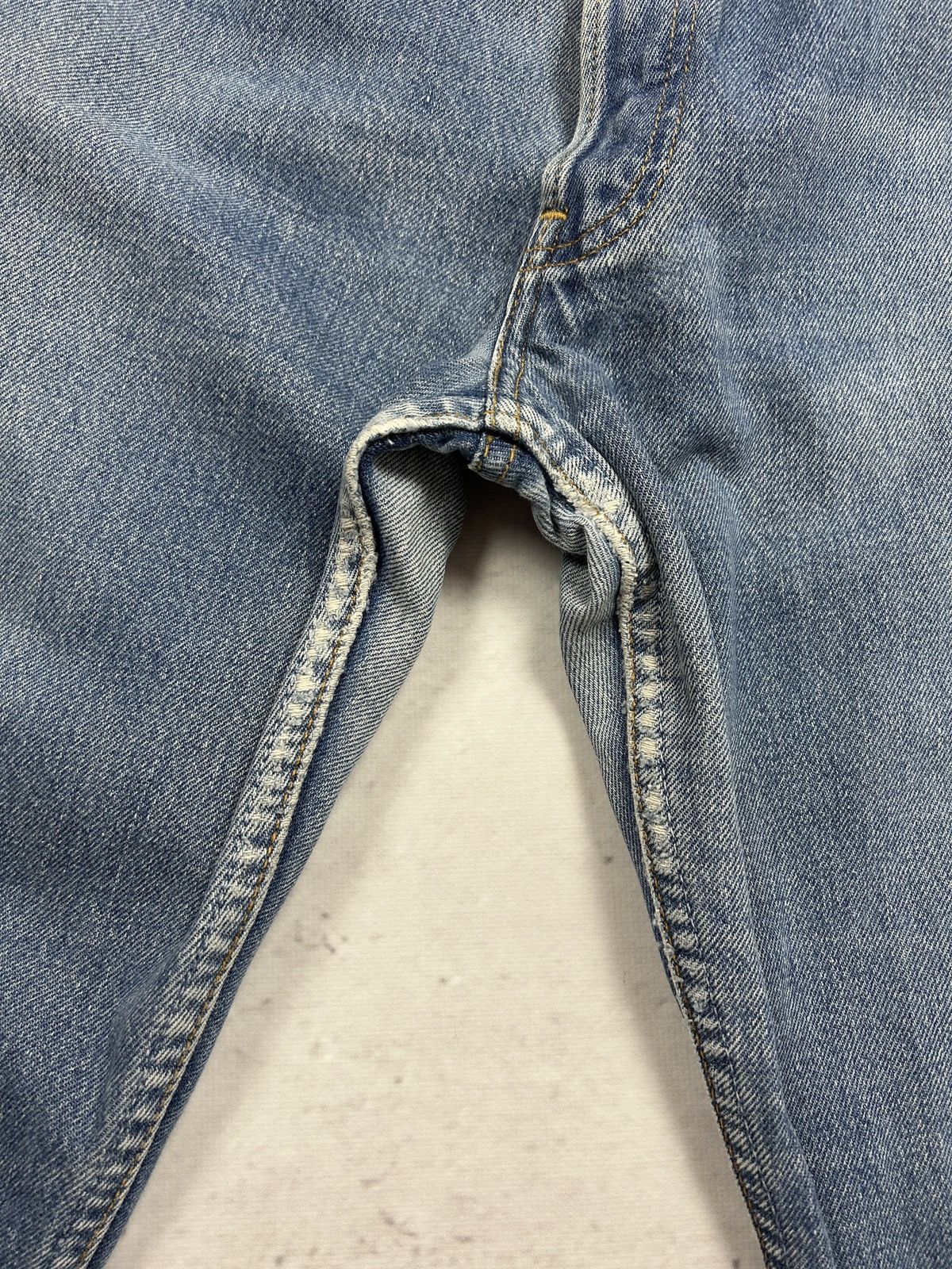Levi's Vintage Clothing 💥Vintage Levis 501 Washed Baggy Wide Leg Denim Jeans 90s💥 Size US 32 / EU 48 - 14 Thumbnail