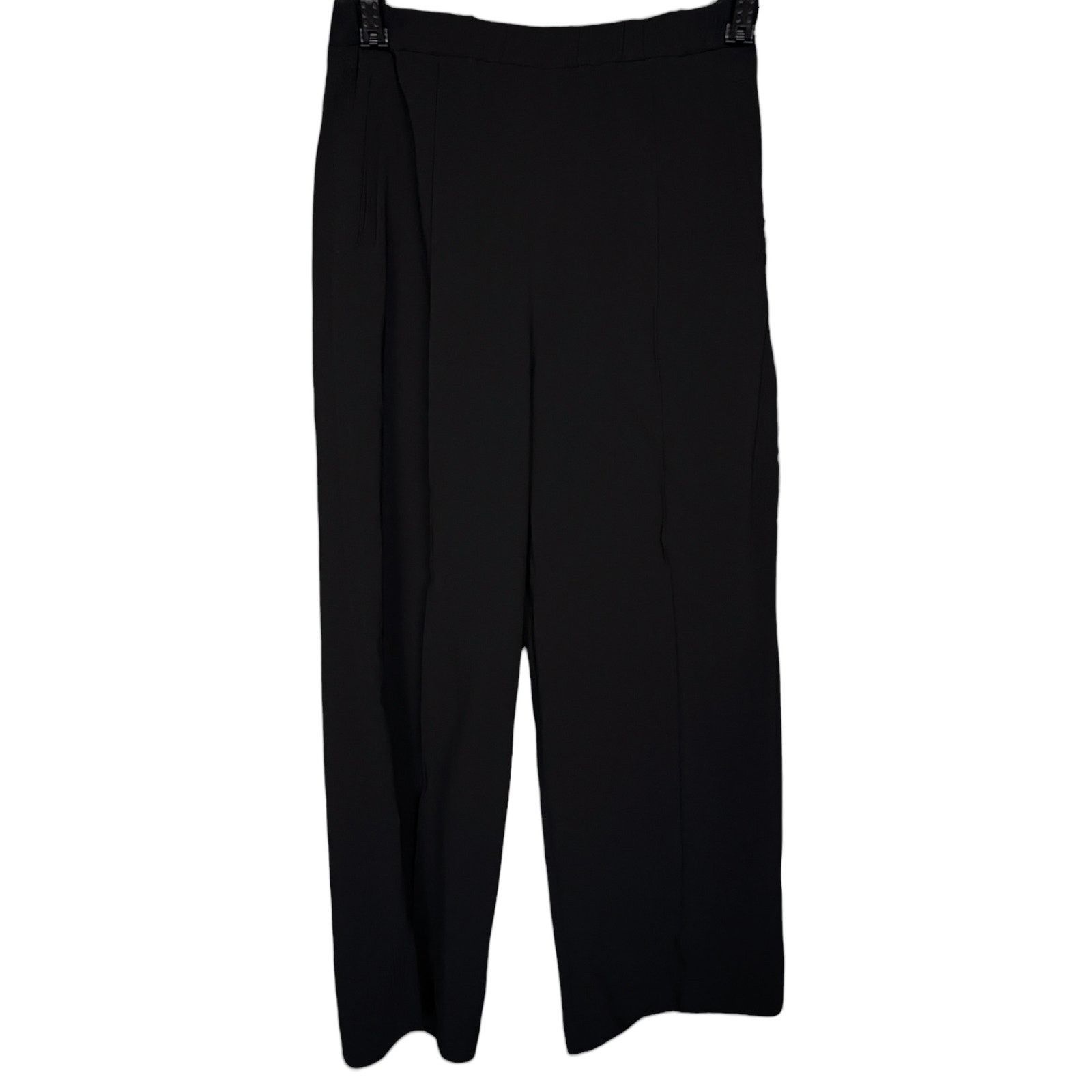 08sircus 08Sircus Japan Black Wide Leg Elastic Pants $300 Retail Size 26" / US 2 / IT 38 - 2 Thumbnail