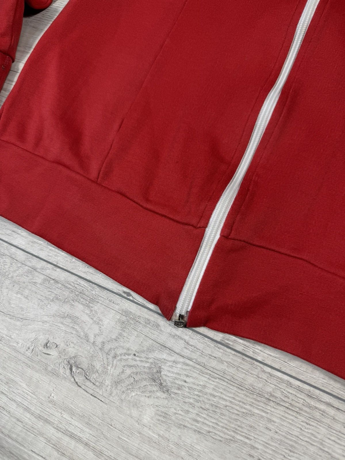 Adidas Adidas Vintage Made In Korea Track Jacket 80’s Red Size 6 Size US M / EU 48-50 / 2 - 4 Thumbnail