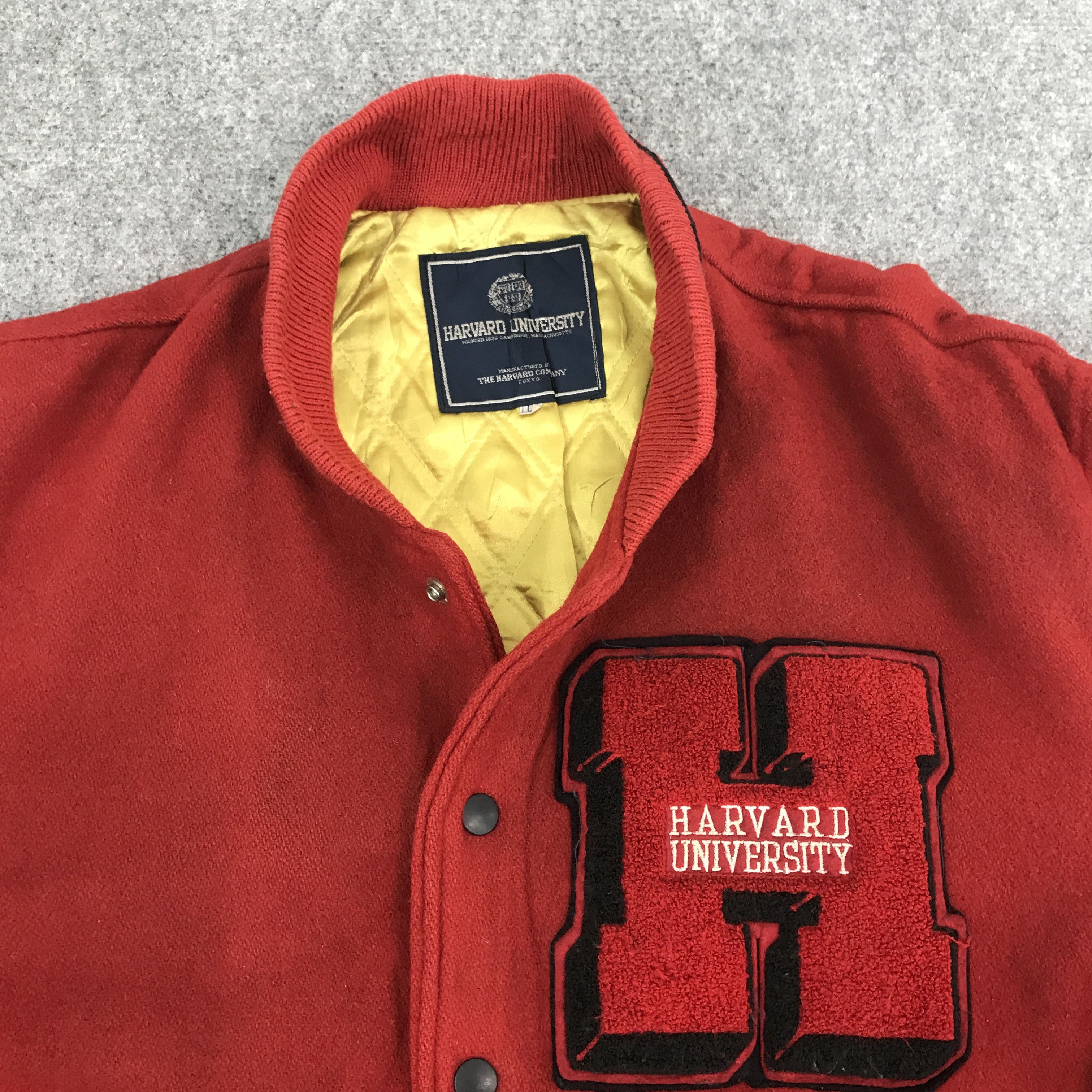 Vintage vintage harvard university japan made varsity jacket Size US L / EU 52-54 / 3 - 7 Thumbnail