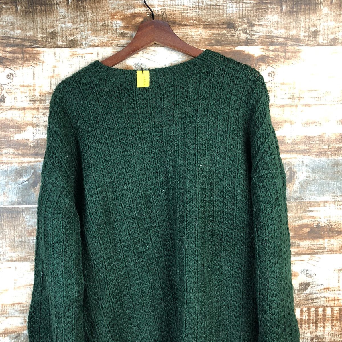 Japanese Brand DL Japan handmade vintage Green Knitwear #C552 Size US XL / EU 56 / 4 - 11 Thumbnail