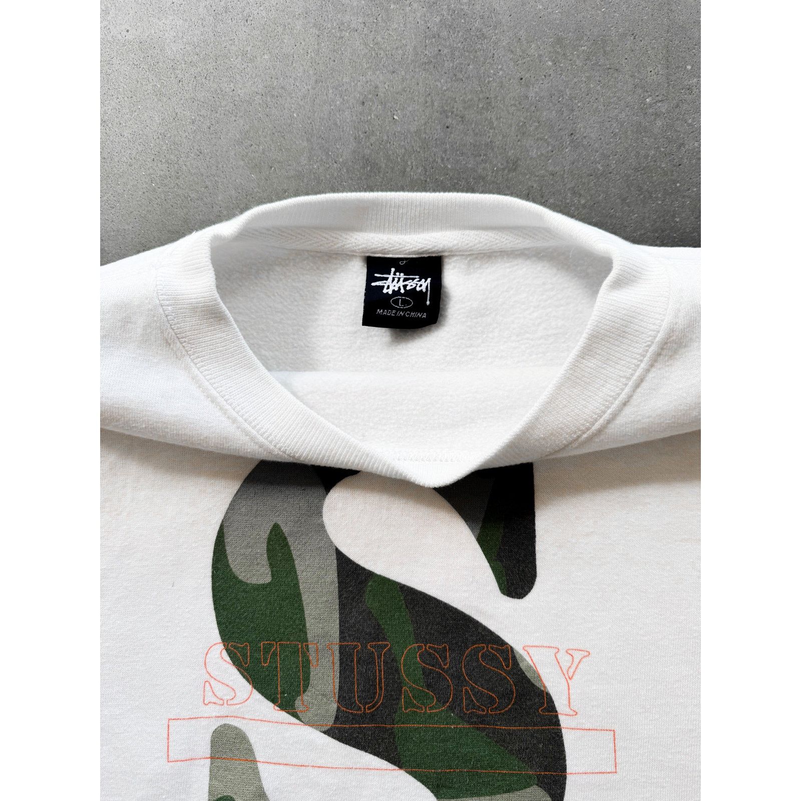 Stussy 1990s Camo S Stussy Crewneck Size L Size XL / US 12-14 / IT 48-50 - 4 Thumbnail