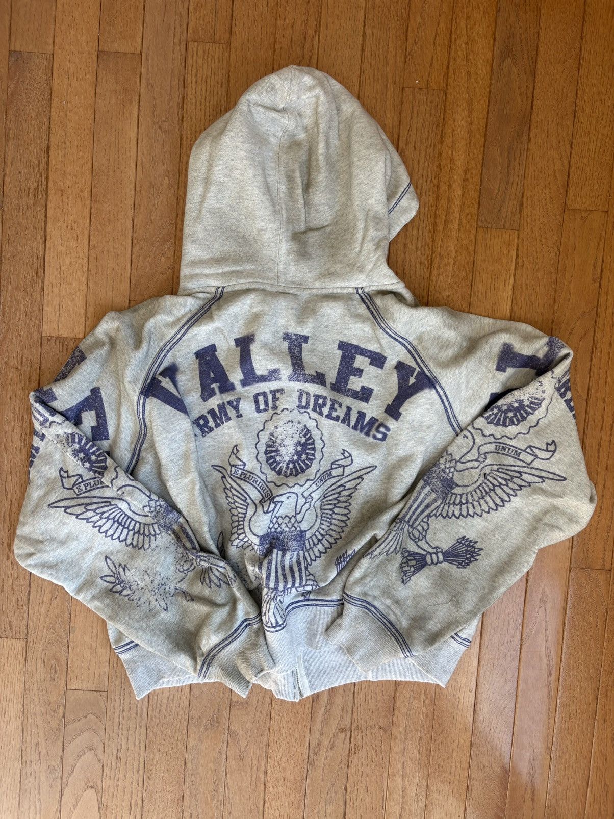Vale Vale Army Zip Up Gray Size US XL / EU 56 / 4 - 4 Thumbnail