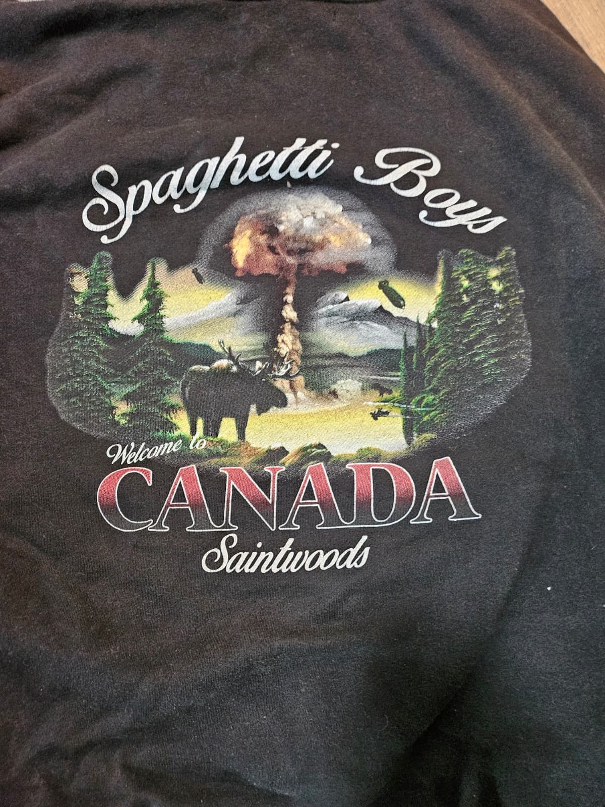 Spaghetti Boys Saintwoods x Spaghetti Boys Collab Hoodie Size US M / EU 48-50 / 2 - 3 Thumbnail