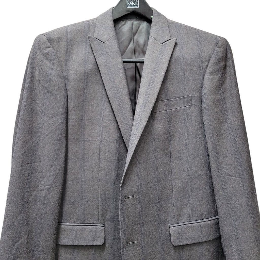 Kenneth Cole Kenneth Cole New York Men 100% Wool Suit Separate Jacket 42R Size 42R - 3 Thumbnail