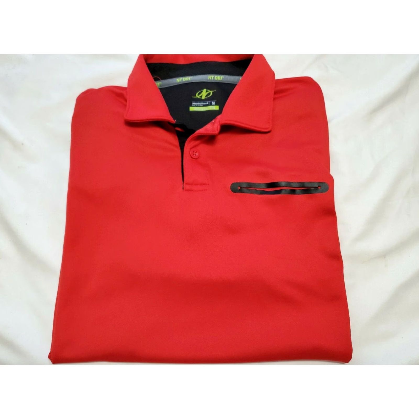 Vintage NordicTrack Polo Shirt Mens M Red Short Sleeve Athletic Fit NT~DRI Golf Activewear Shirt Size US M / EU 48-50 / 2 - 2 Thumbnail