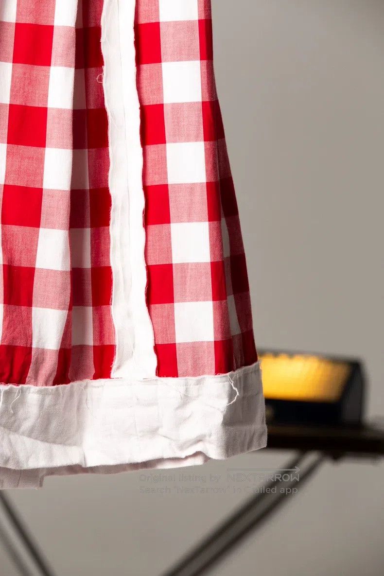 Comme des Garcons Comme Des Garcons size S Red Plaid Skirt Size 23" - 4 Thumbnail