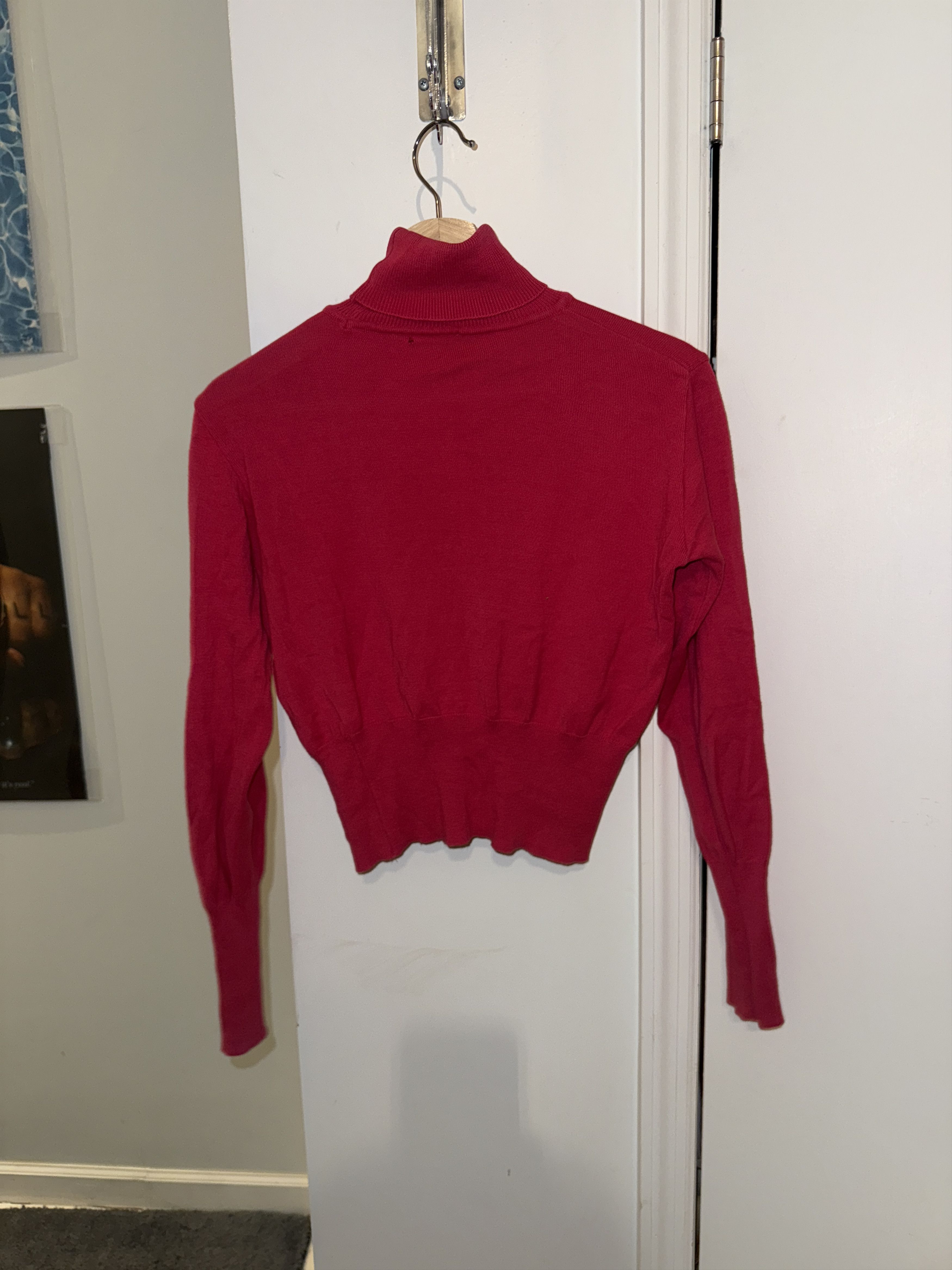 Vivienne Westwood Vivienne Westwood 90's Fuchsia Pink Orb Turtleneck Sweater Size S / US 4 / IT 40 - 3 Thumbnail