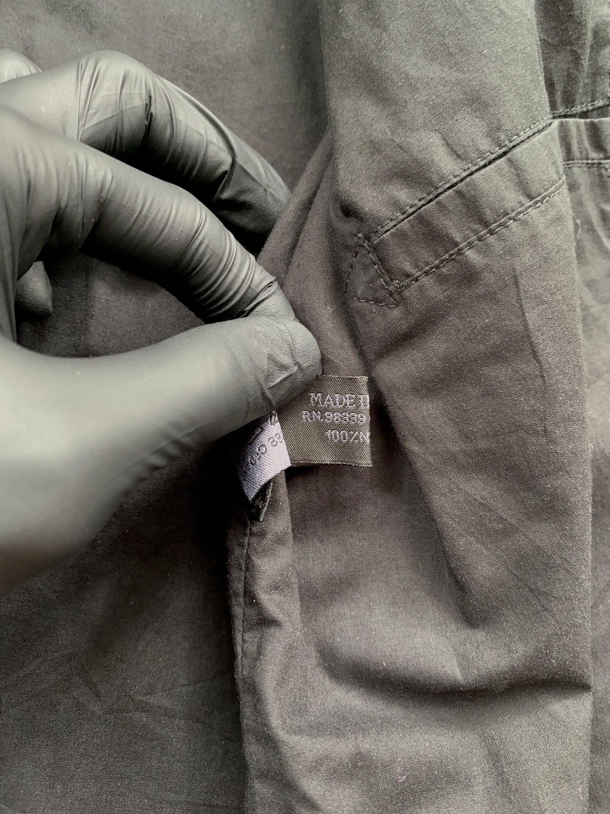 Prada FREE TAX! 2000s Nylon Metallic Silver Work Jacket Size US M / EU 48-50 / 2 - 10 Thumbnail