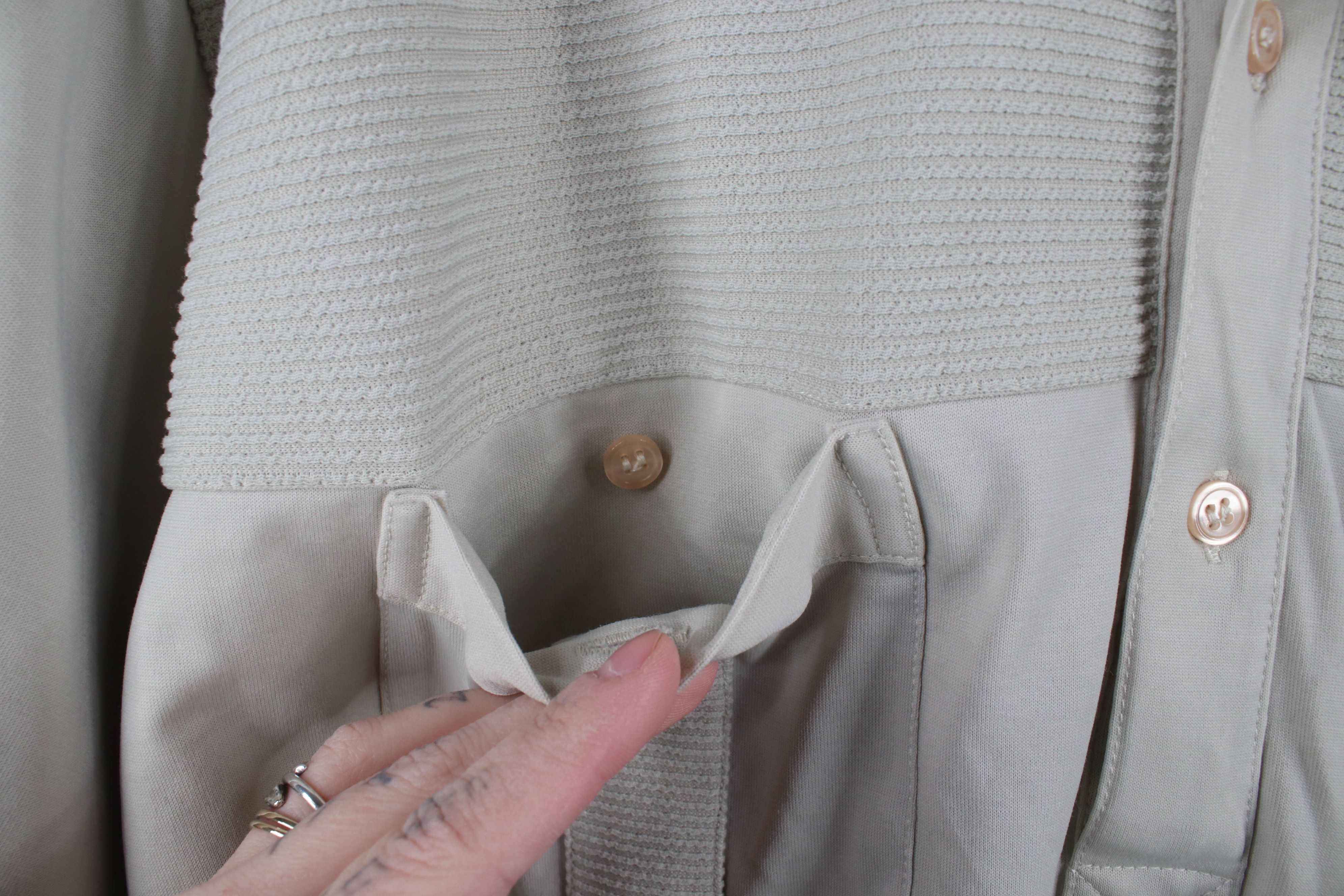 Vintage Vintage 90s Streetwear Ribbed Collared Pullover Polo Shirt Size US XL / EU 56 / 4 - 6 Thumbnail