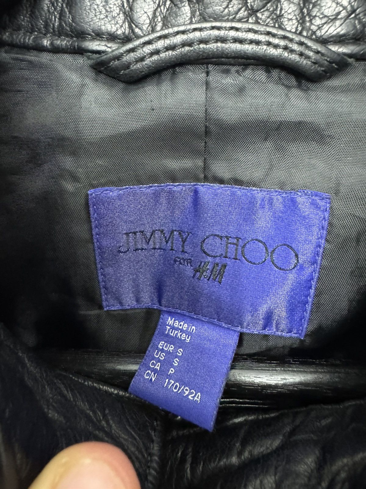 Jimmy Choo Jimmy Choo H&m Leather Jacket Multipocket Luxury Collab Rare Size US S / EU 44-46 / 1 - 4 Thumbnail