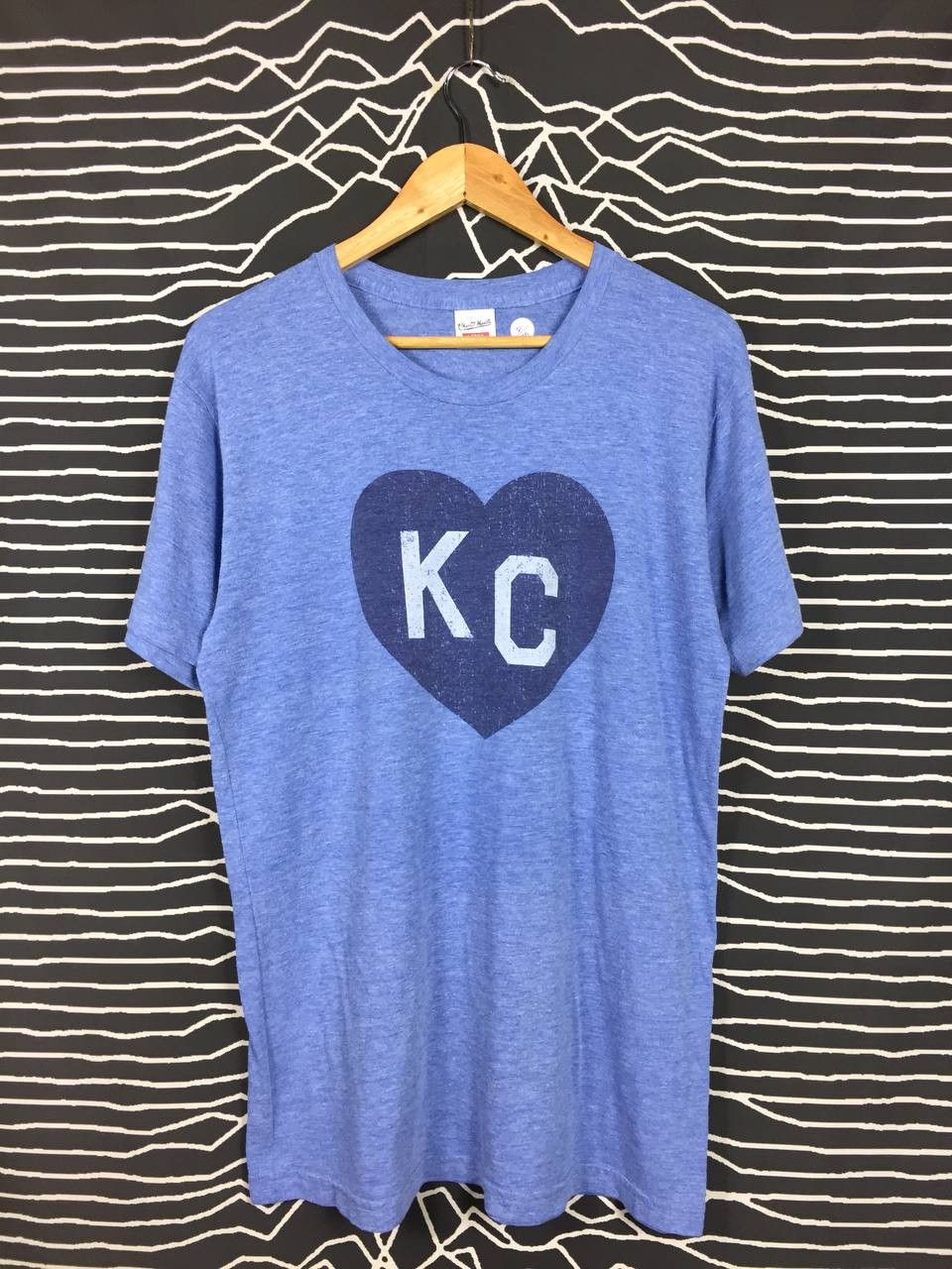 Vintage Vtg Charlie Hustle Kansas City KC Heart Logo Tee Size US L / EU 52-54 / 3 - 2 Thumbnail