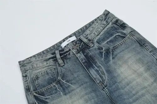 Japanese Brand Men's trendy vintage fashion denim flared pants Size US 34 / EU 50 - 3 Thumbnail