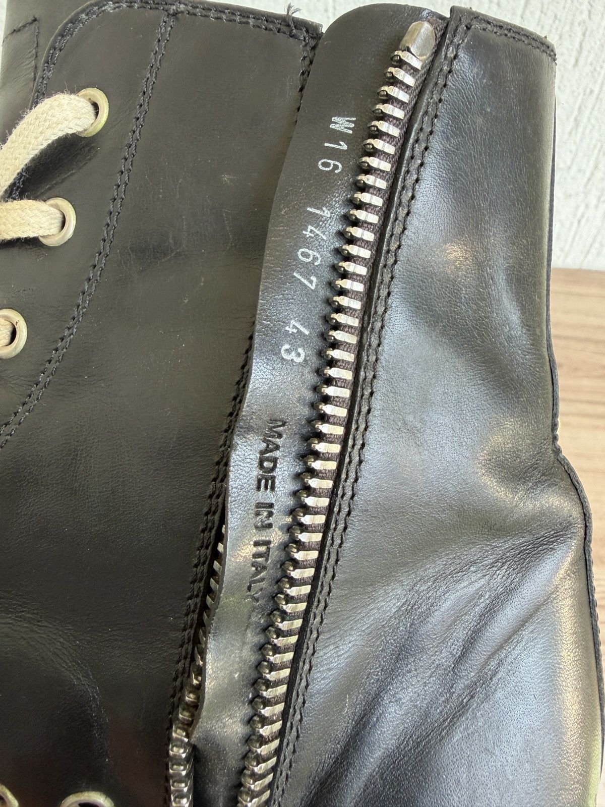 Rick Owens 🔥Rare w16 mainline ramones Size US 10.5 / EU 43-44 - 13 Thumbnail