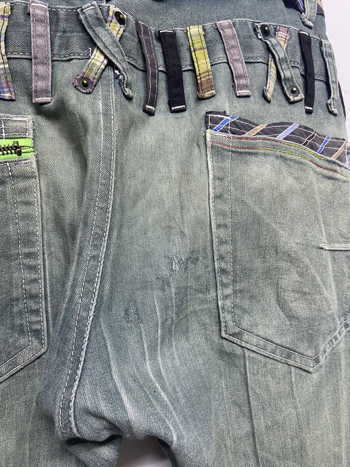 Hysteric Glamour × Japanese Brand BreathMin Double Waist Japanese Punk Pant Size US 32 / EU 48 - 14 Thumbnail