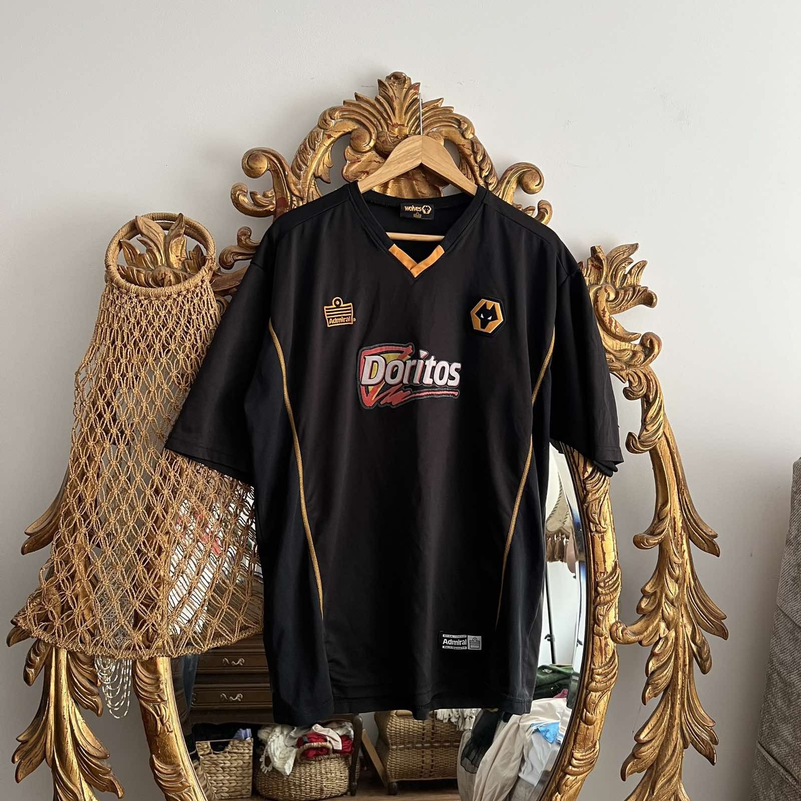Vintage Admiral Wolverhampton Wanderers Vintage Jersey 90s Sz XL Size US XL / EU 56 / 4 - 1 Thumbnail