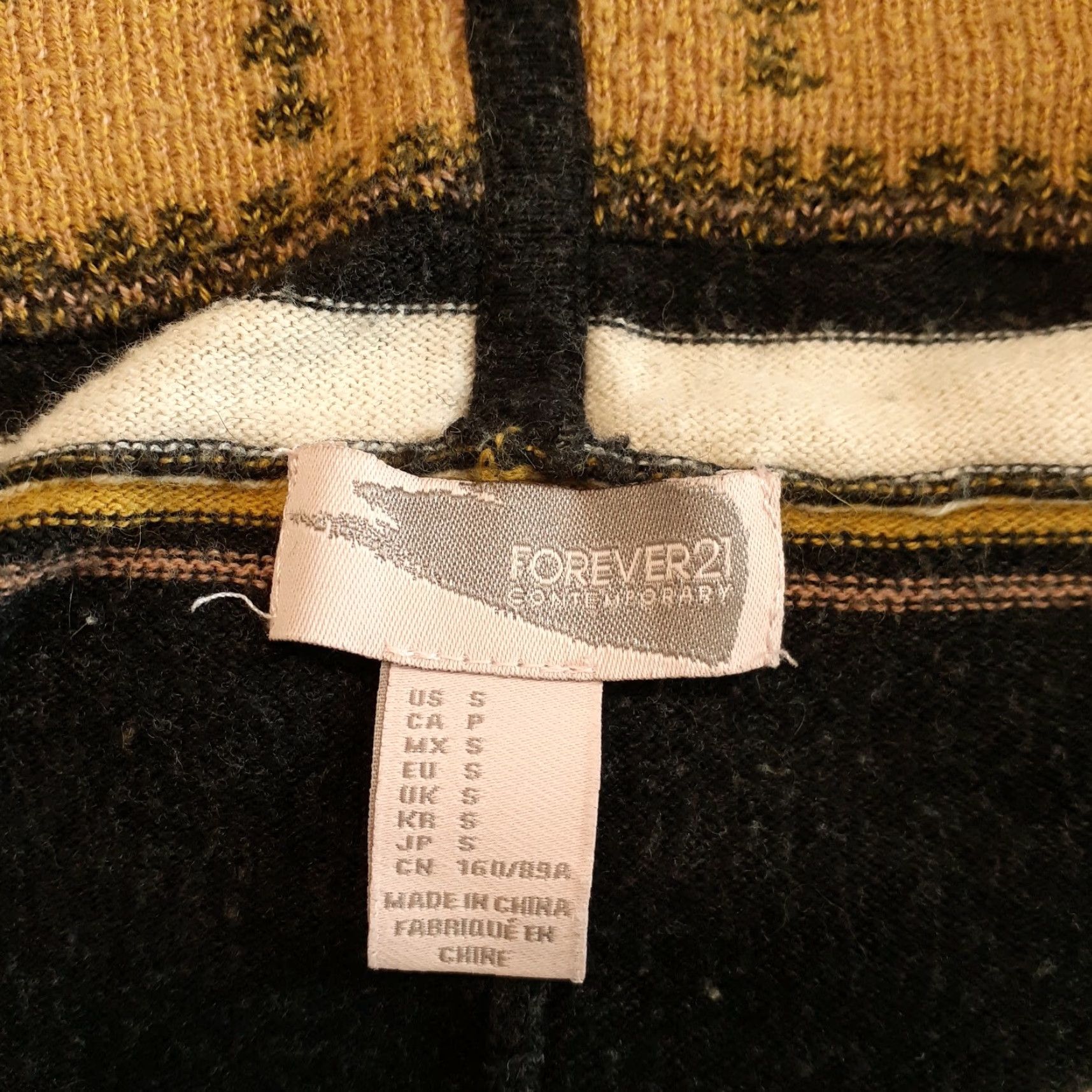 Forever 21 FOREVER 21 Angora Blend Sweater Cardigan Open Front Long Sleeve Aztec Multicolor S Women Closet Casual Fall Spring Winter9 Size S / US 4 / IT 40 - 5 Thumbnail