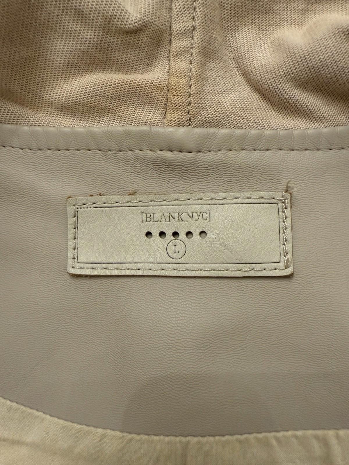 BLANKNYC Women's [BLANKNYC] Drape Faux Leather Jacket, Size Large Size L / US 10 / IT 46 - 5 Thumbnail