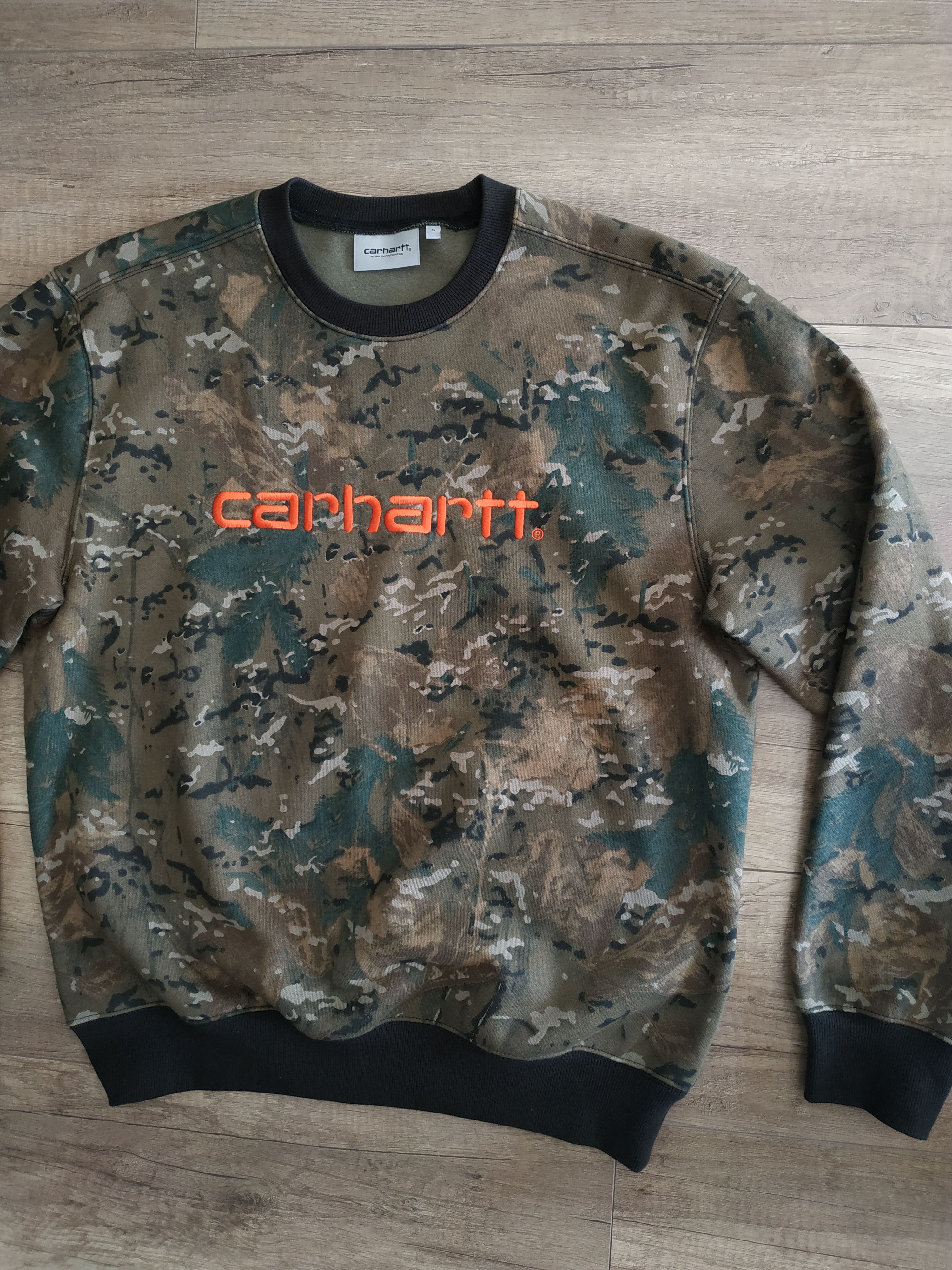 Carhartt CARHARTT Men's Camo Print Sweatshirt, s. SMALL Size US S / EU 44-46 / 1 - 2 Thumbnail