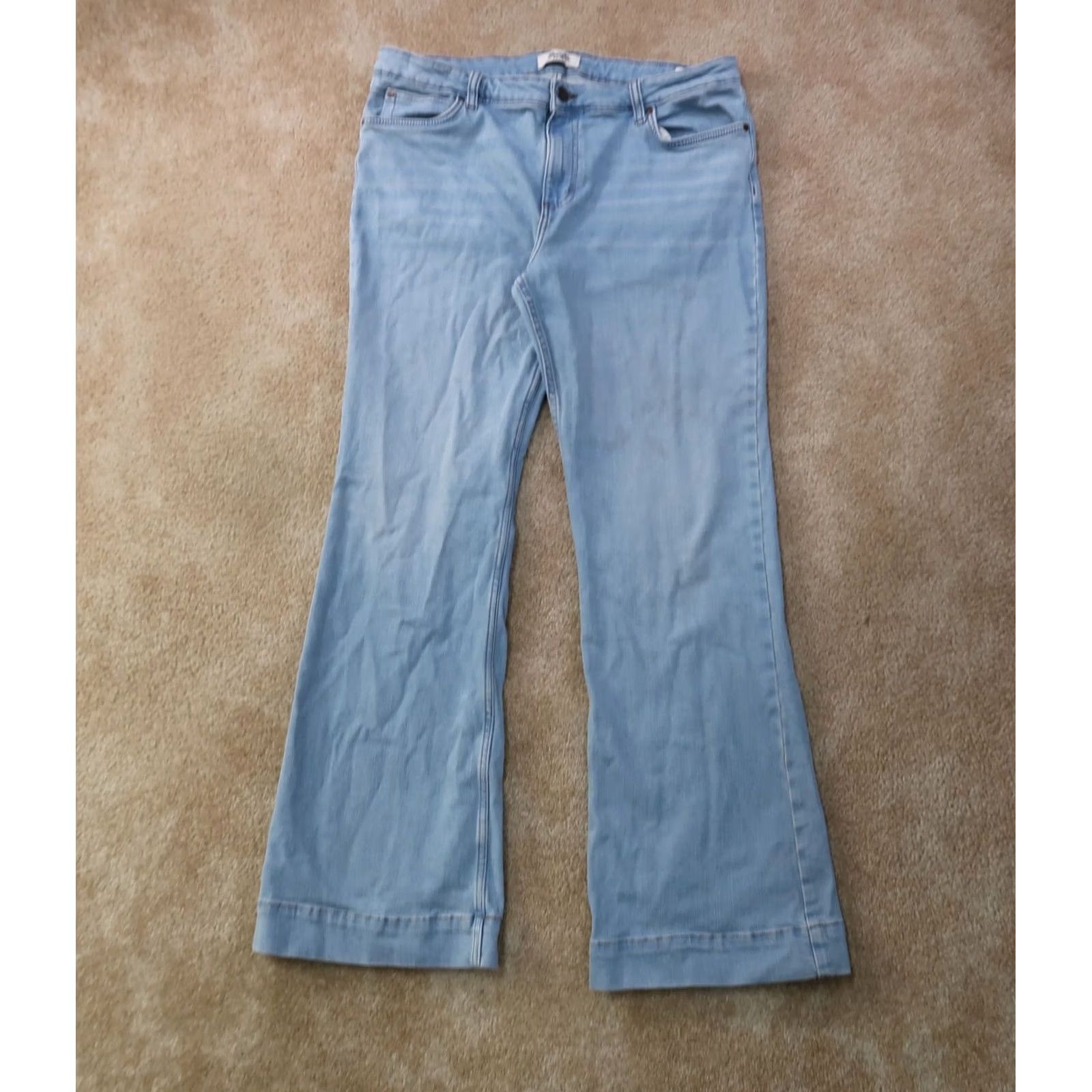 Wrangler Wrangler Retro Mid Rise Trouser Bootcut Jeans Women 34x34 Denim Blue 5-Pocket Cowboy Retro Relaxed Fit Mens? Size 24" / US 00 / IT 34 - 2 Thumbnail
