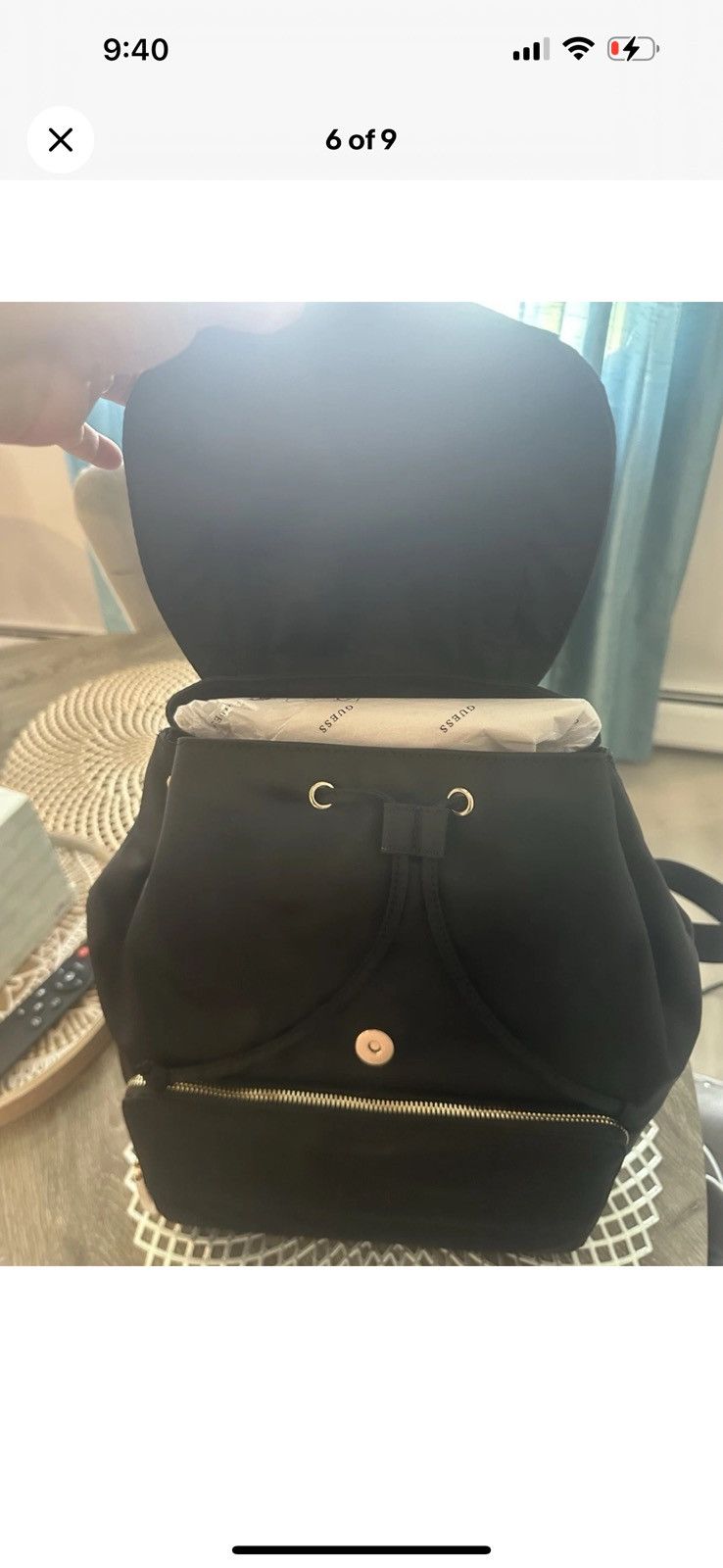 Guess GUESS Jaxi Nylon Large Backpack 12"W x 15"H x 5"D No tags. Size ONE SIZE - 9 Thumbnail
