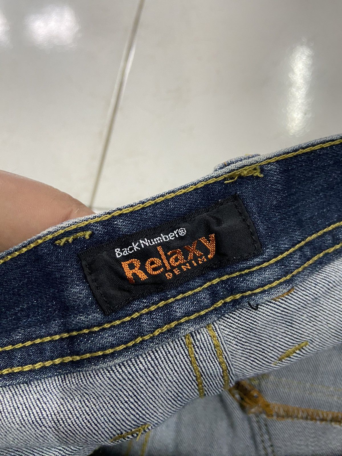 Japanese Brand BACK NUMBER RELAXY DENIM JEANS Size US 32 / EU 48 - 10 Thumbnail