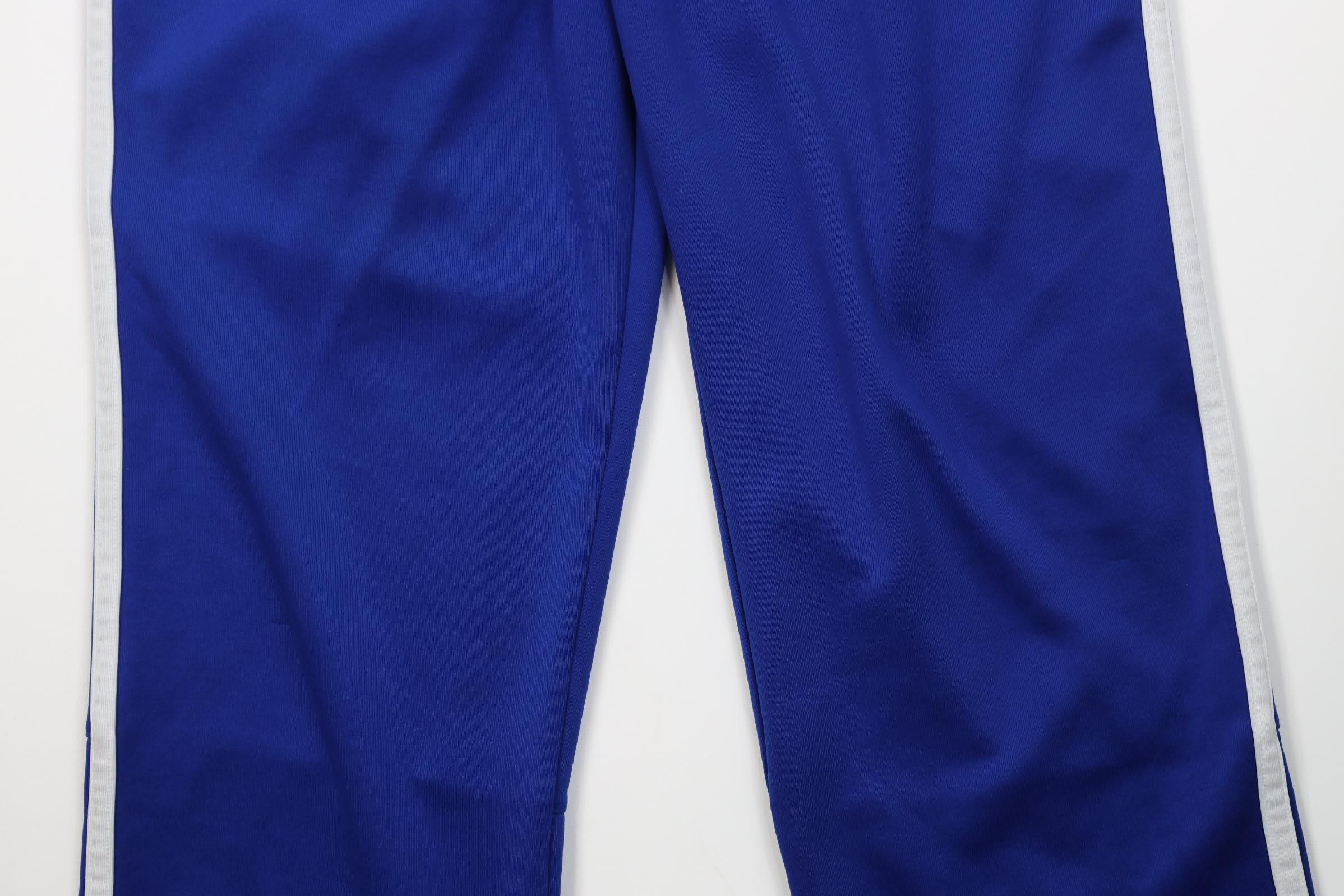 Nike Vintage Y2K Nike Big Swoosh Knit Wide Leg Sweatpants Blue Size US 36 / EU 52 - 3 Thumbnail