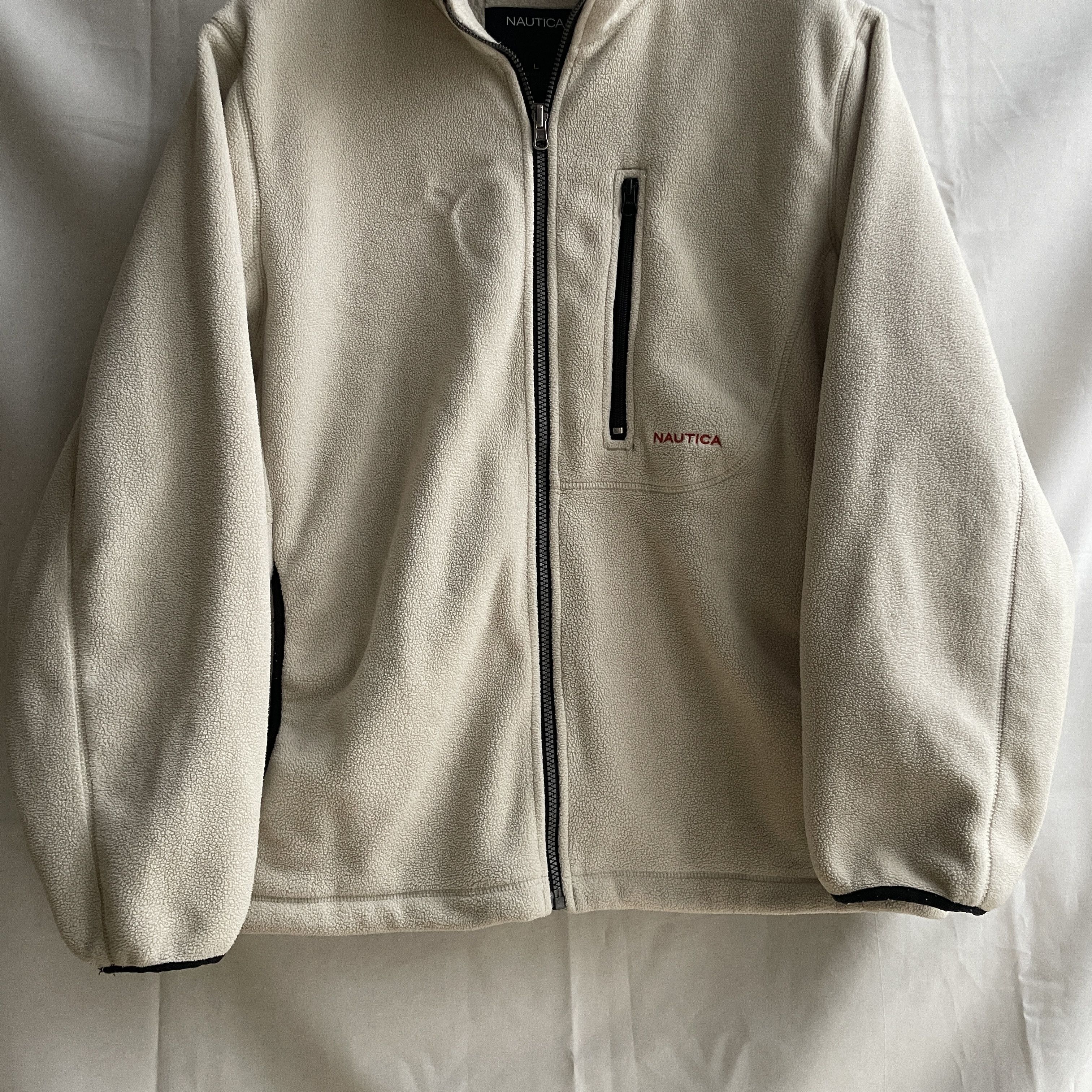 Nautica Nautica Vintage Fleece Jacket Size L Size US L / EU 52-54 / 3 - 4 Thumbnail