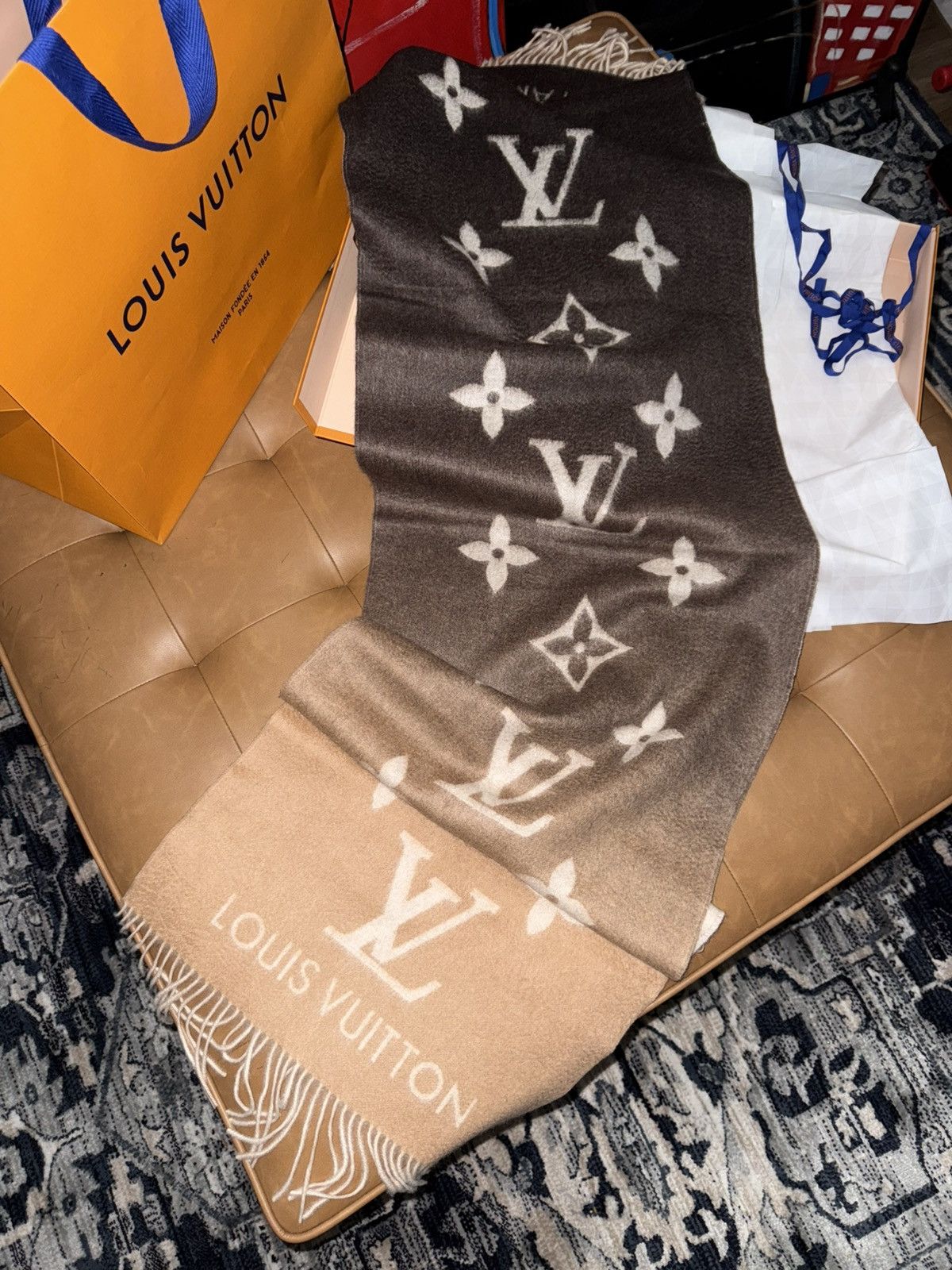 Louis Vuitton Louis vuitton gradient cashmere scarf Size ONE SIZE - 6 Thumbnail