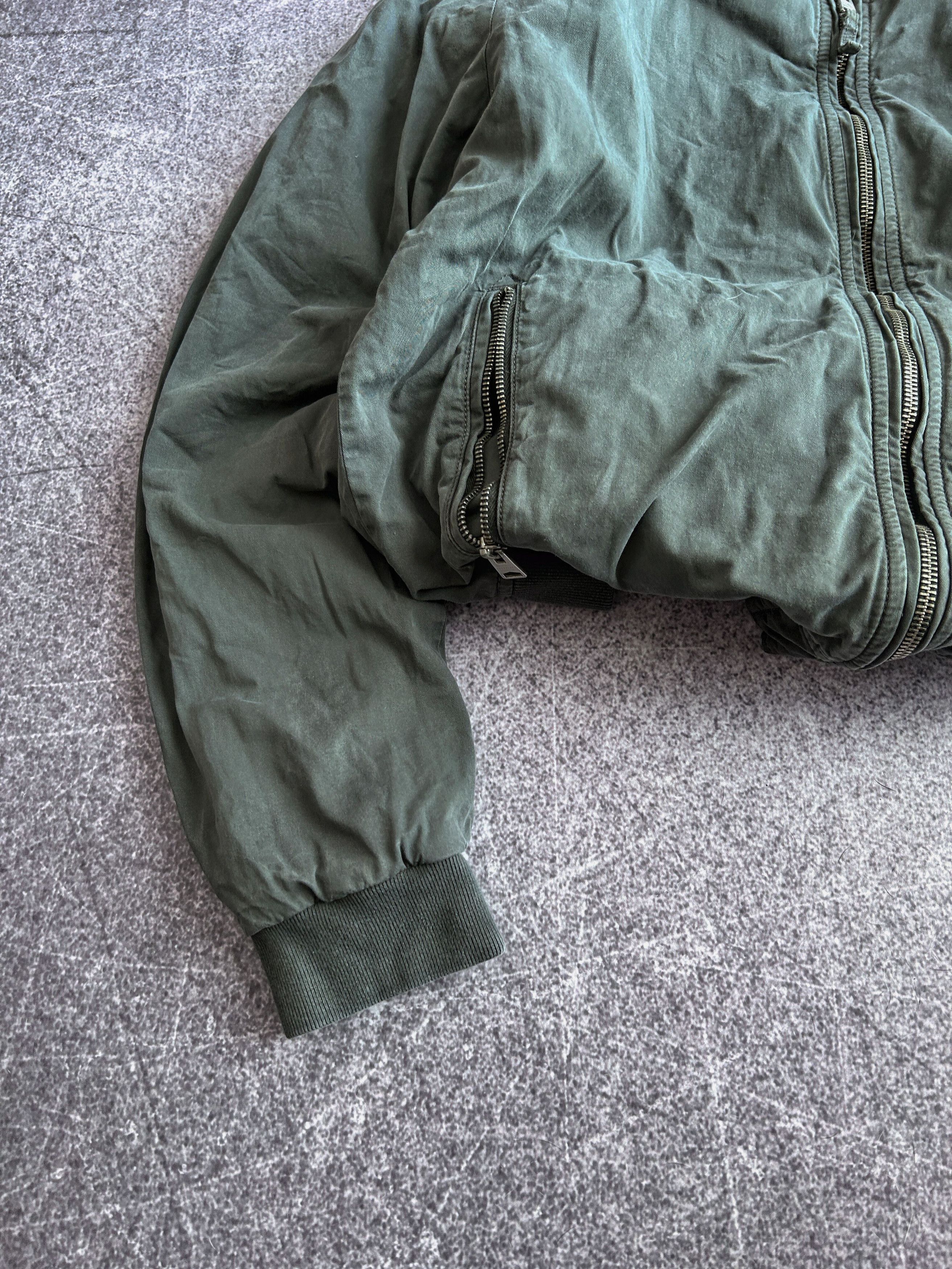 Allsaints AllSaints Cropped Bomber Jacket Green Y2K Streetwear Fit Size US M / EU 48-50 / 2 - 3 Thumbnail