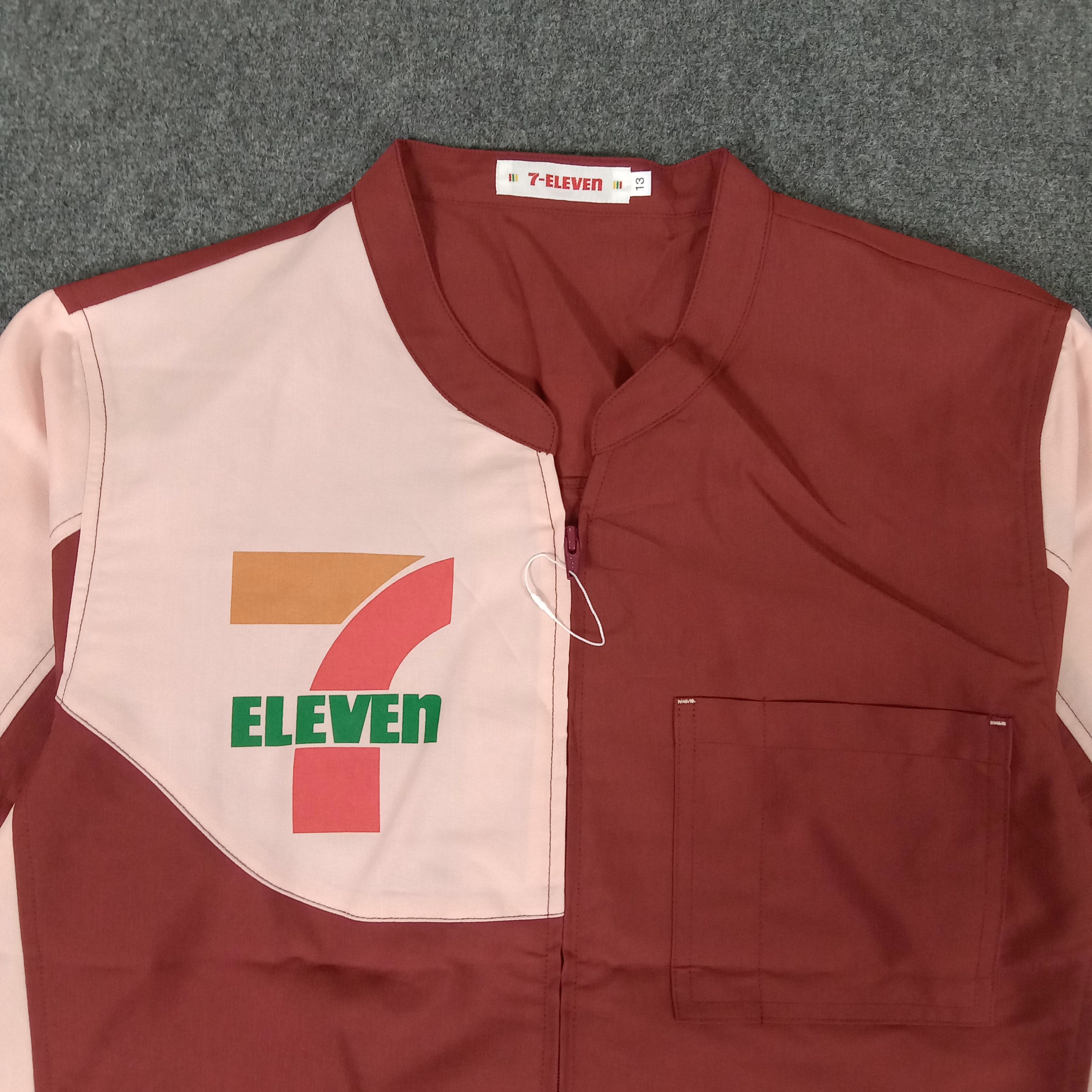 Japanese Brand × Vintage 7 Eleven Japanese Brand Uniform Jacket Size US M / EU 48-50 / 2 - 2 Thumbnail