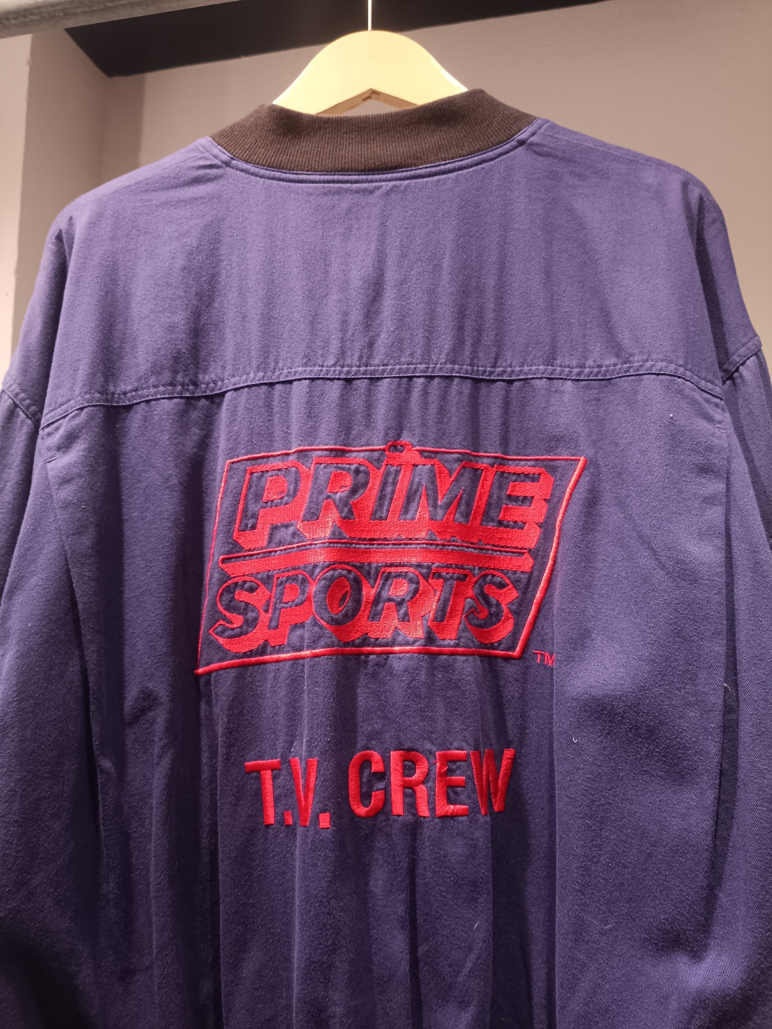 Nike × Vintage Vintage Nike Prime Sport TV Crew Size US L / EU 52-54 / 3 - 5 Thumbnail