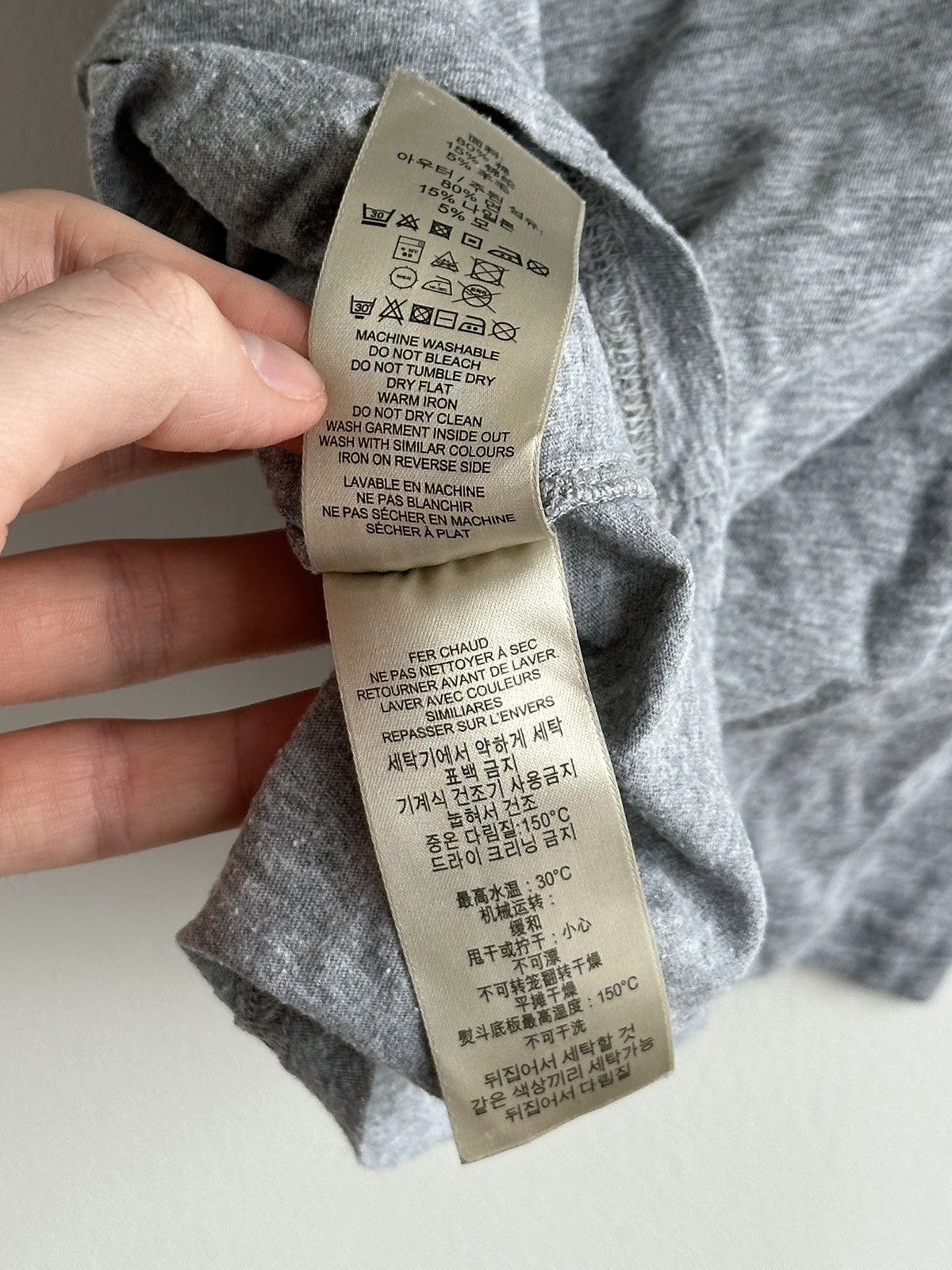 Burberry Burberry Brit Gray Blend Wigeon Duck T-Shirt Top Size XS Size XS / US 0-2 / IT 36-38 - 9 Thumbnail