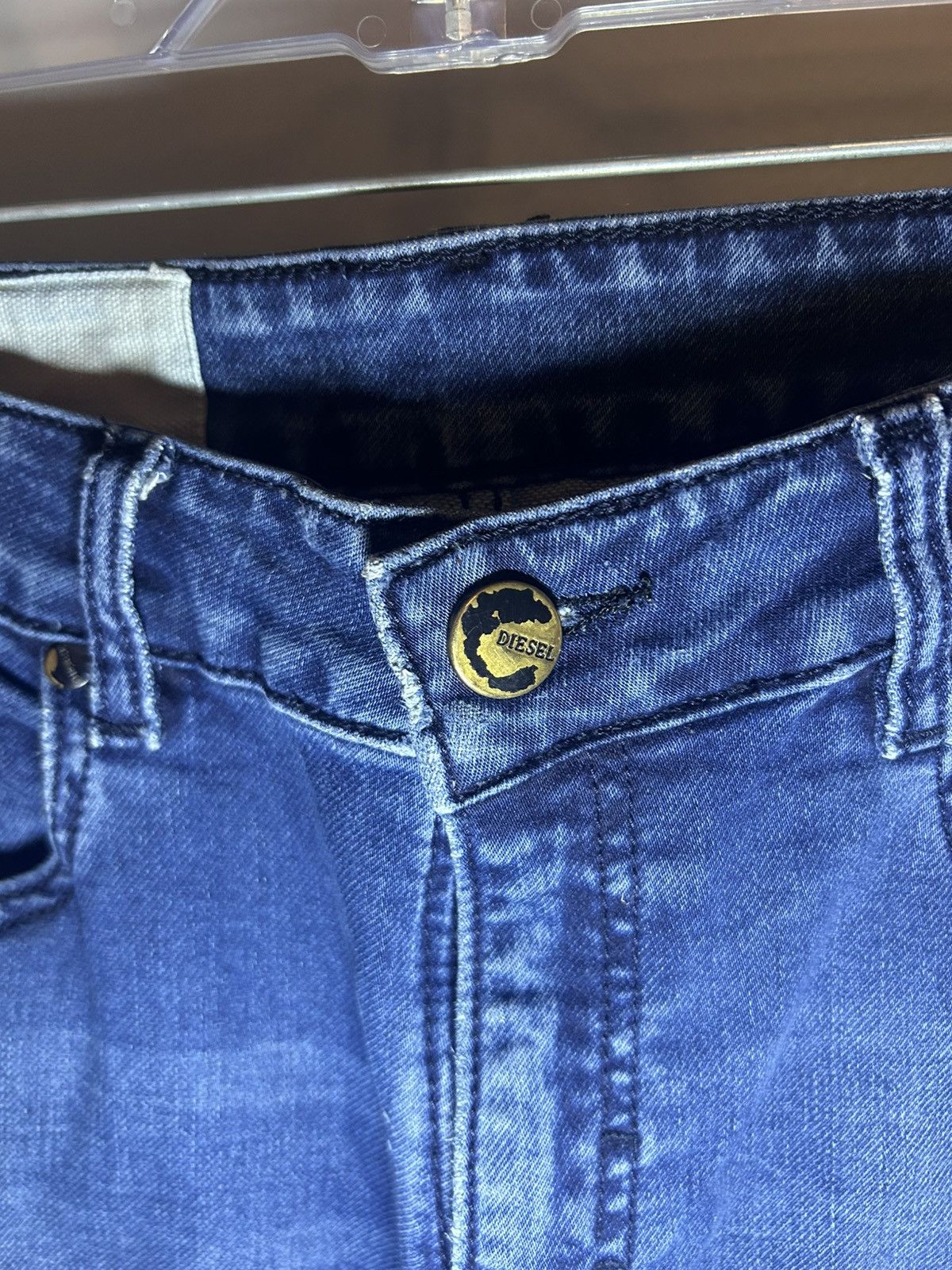 Diesel Diesel trompe l'oeil jean sweatpants Size US 34 / EU 50 - 9 Thumbnail