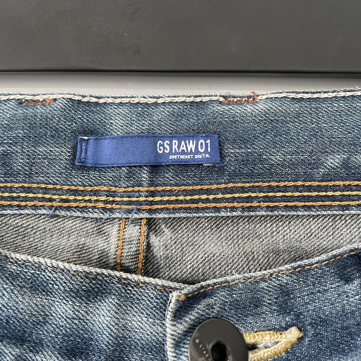G-Star × Vintage Vintage 00’s G-star RAW Distressed Denim Pants Y2K Size US 32 / EU 48 - 8 Thumbnail